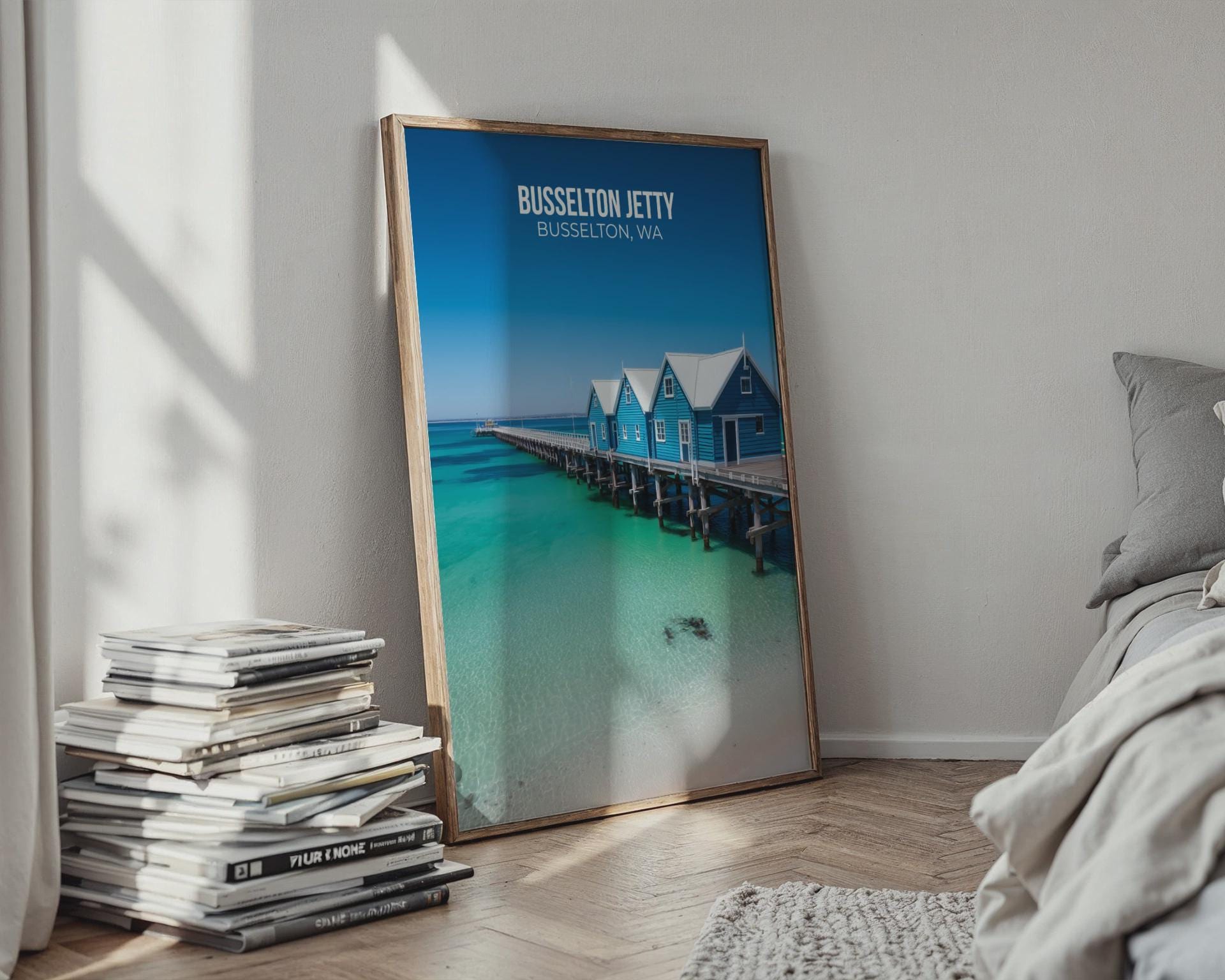 Busselton Jetty Wall Art Print - Travel Wall Art