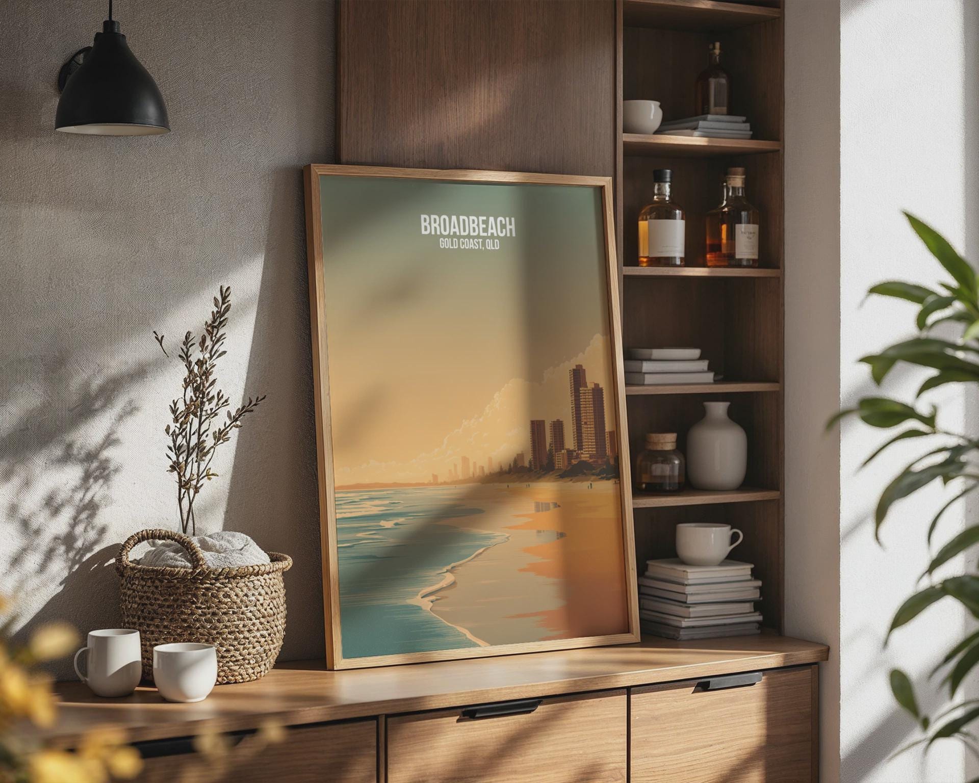 Broadbeach Coastal Print Wall Art - Travel Wall Art