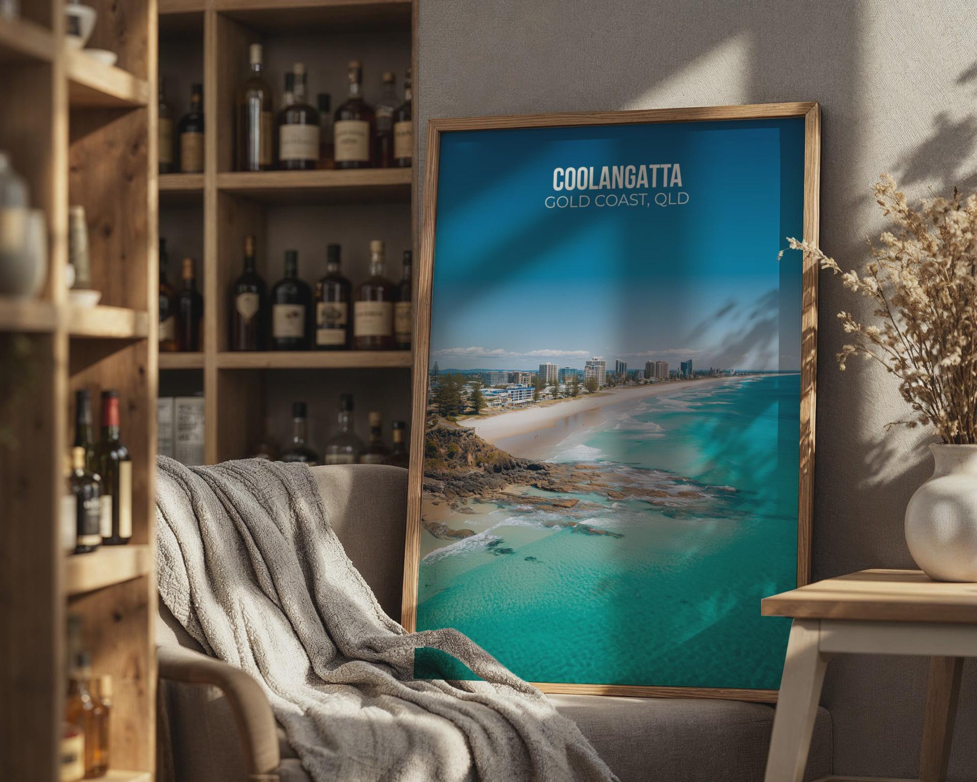 Coolangatta Coastal Print Wall Art - Travel Wall Art