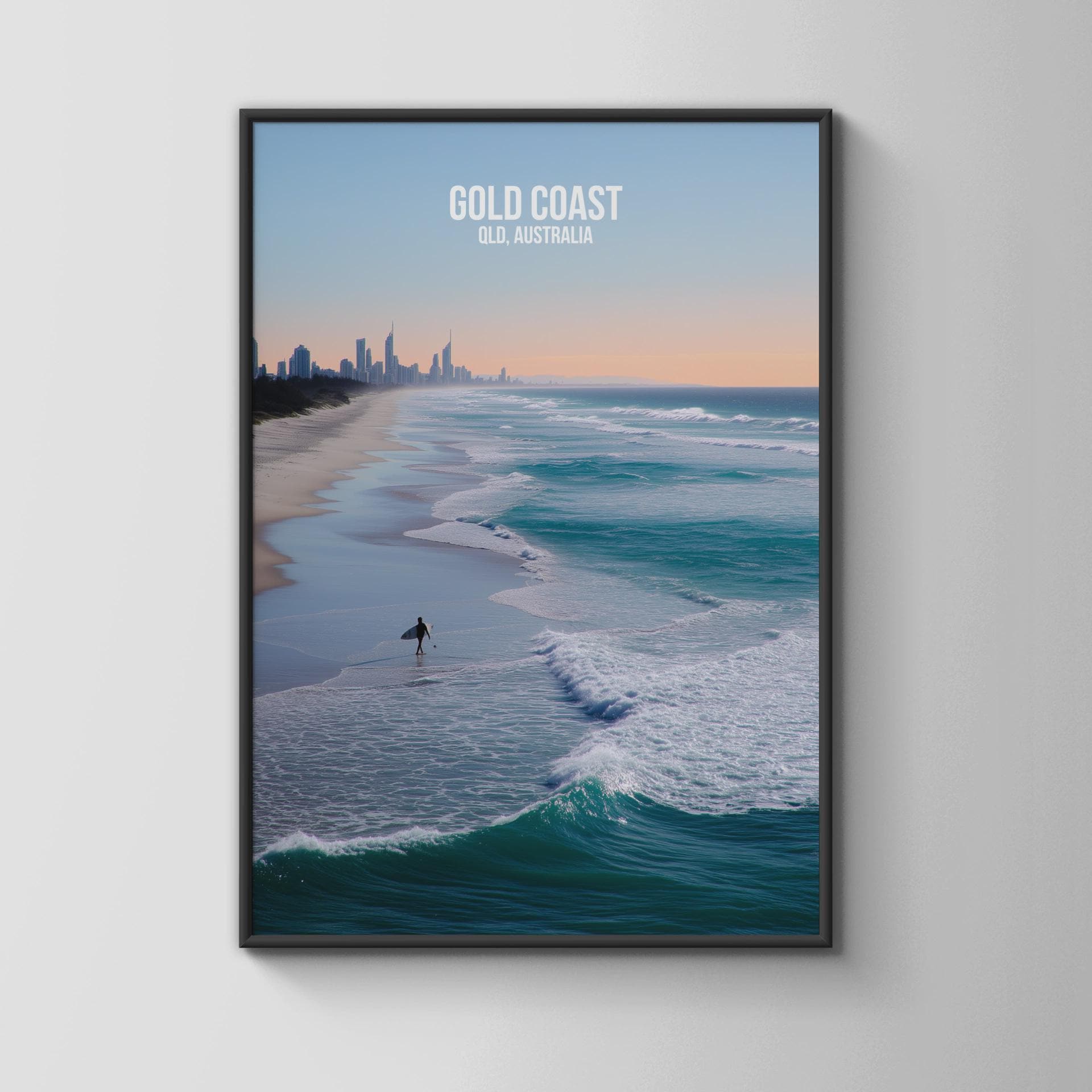 Gold Coast QLD Australia Wall Art Print - Travel Wall Art