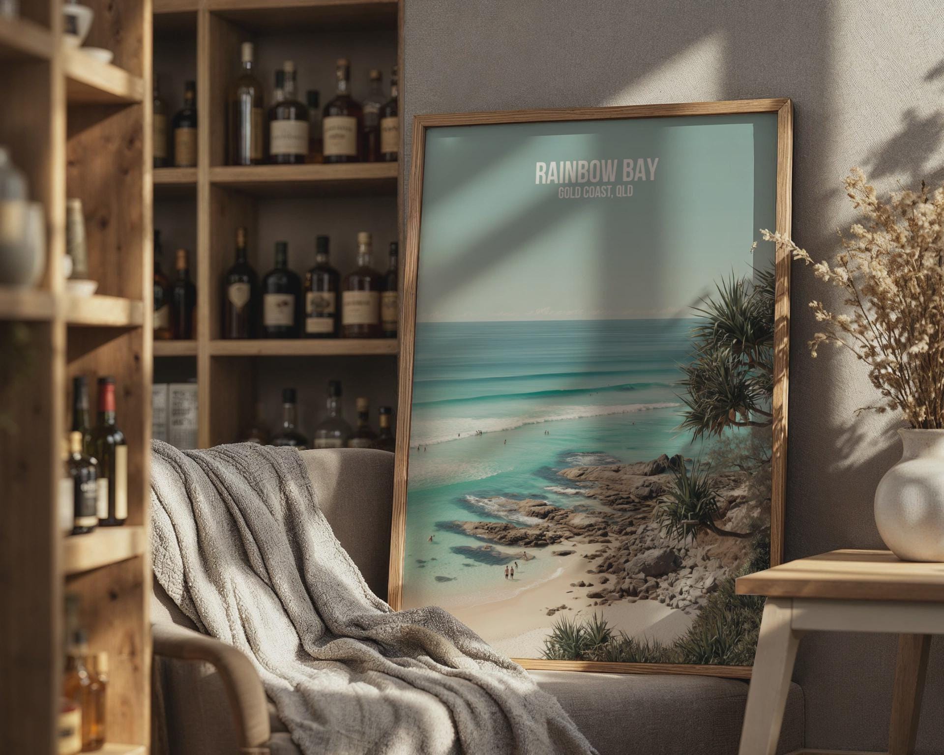 Rainbow Bay Gold Coast Wall Art Print - Travel Wall Art