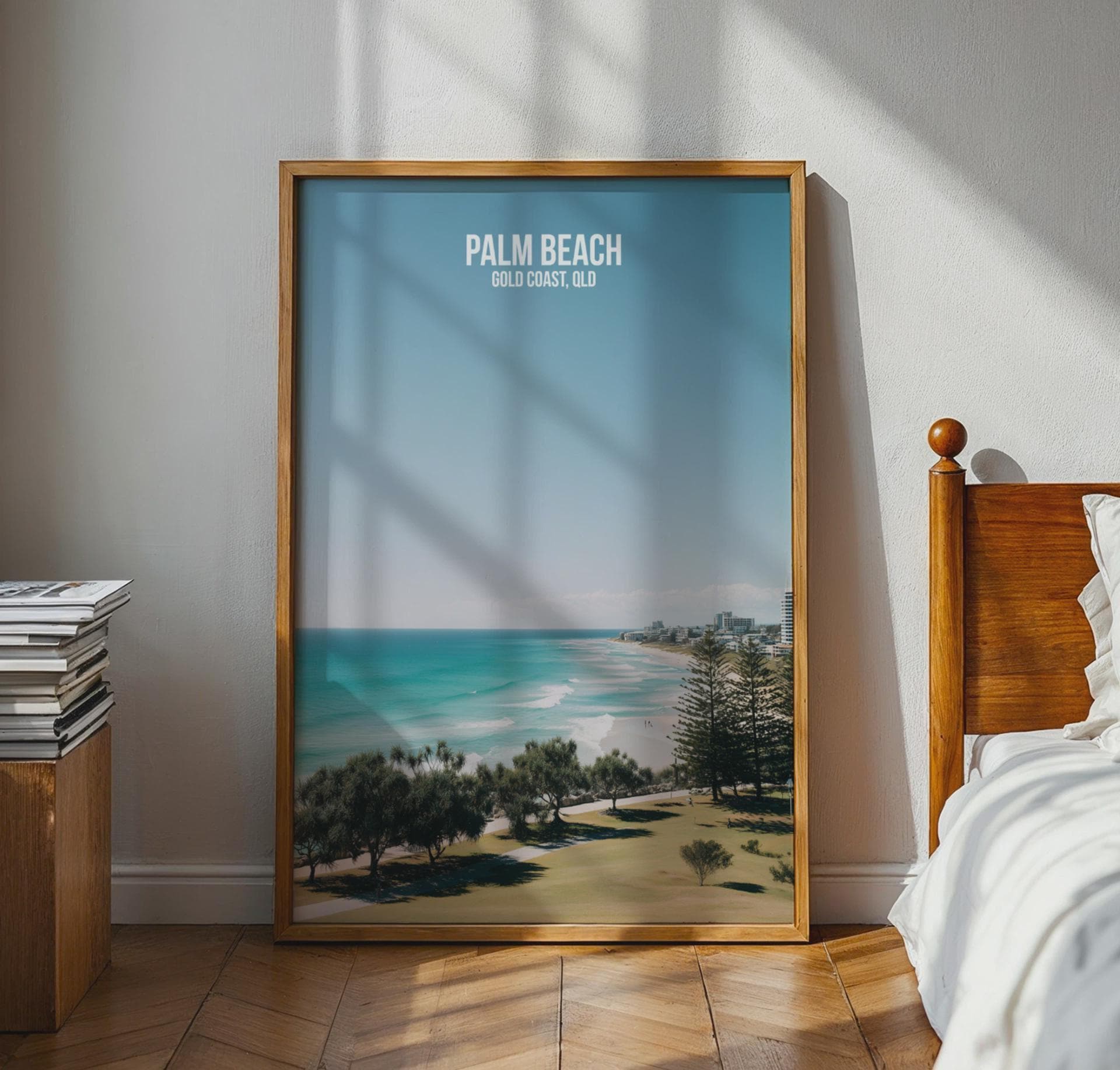 Palm Beach Wall Art Gold Coast QLD Print Coastal Landscape - Travel Wall Art