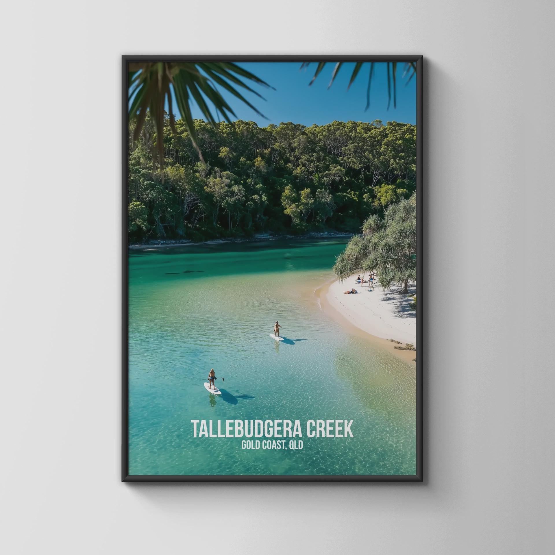 Tallebudgera Creek Wall Art Print Coastal Scene - Travel Wall Art