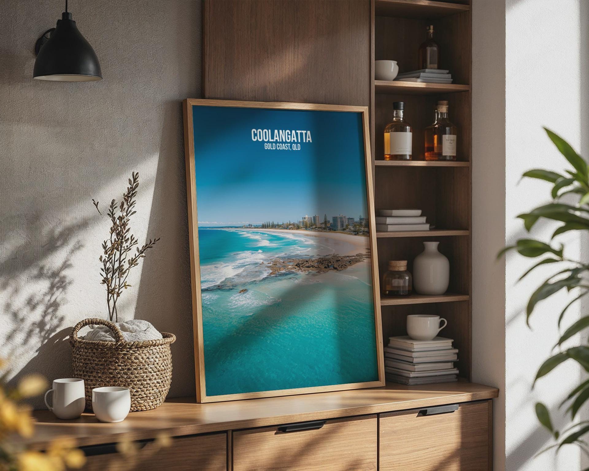 Coolangatta Gold Coast Poster Print Wall Art - Travel Wall Art