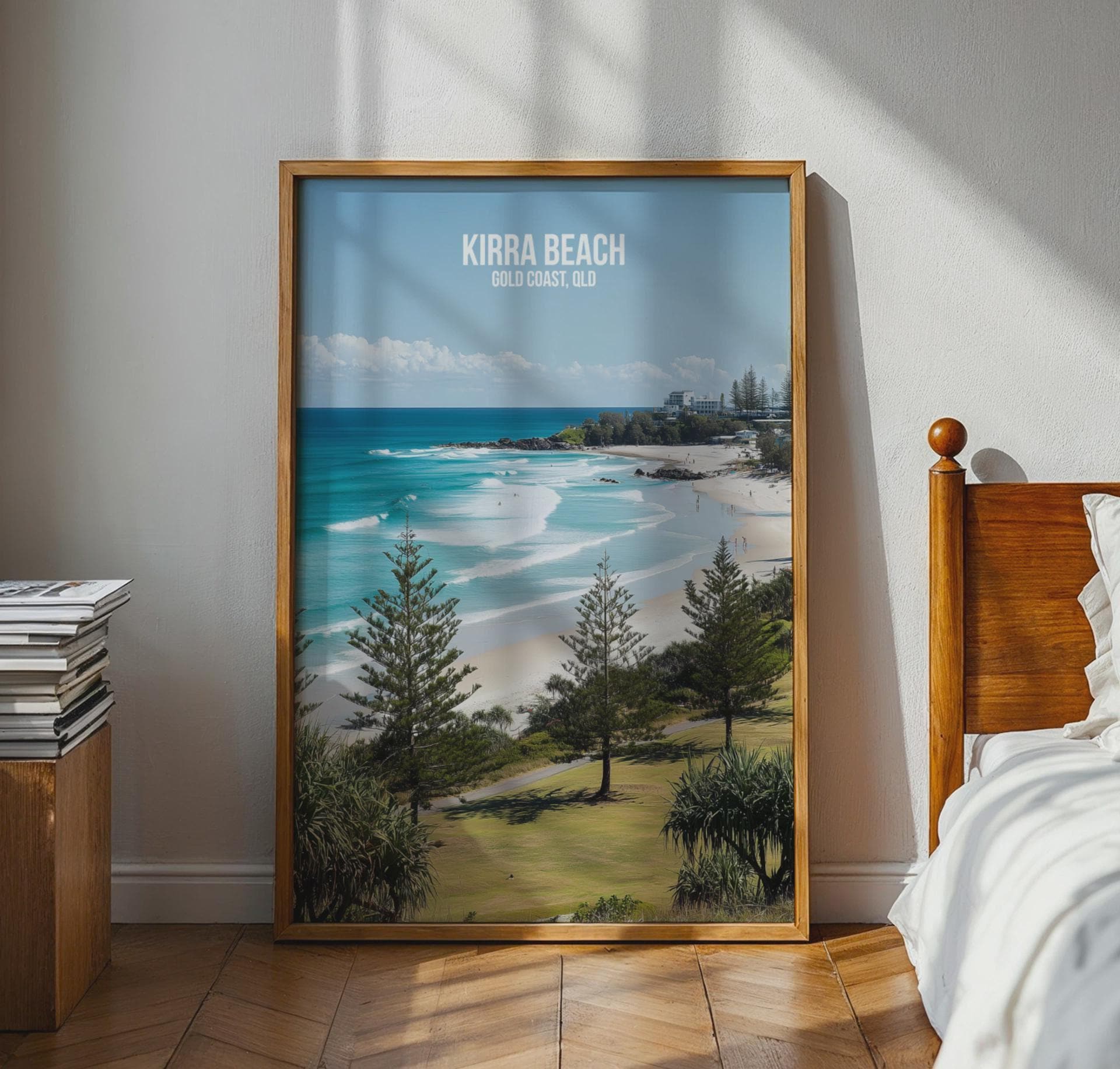 Kirra Beach Wall Art Gold Coast QLD Print - Travel Wall Art