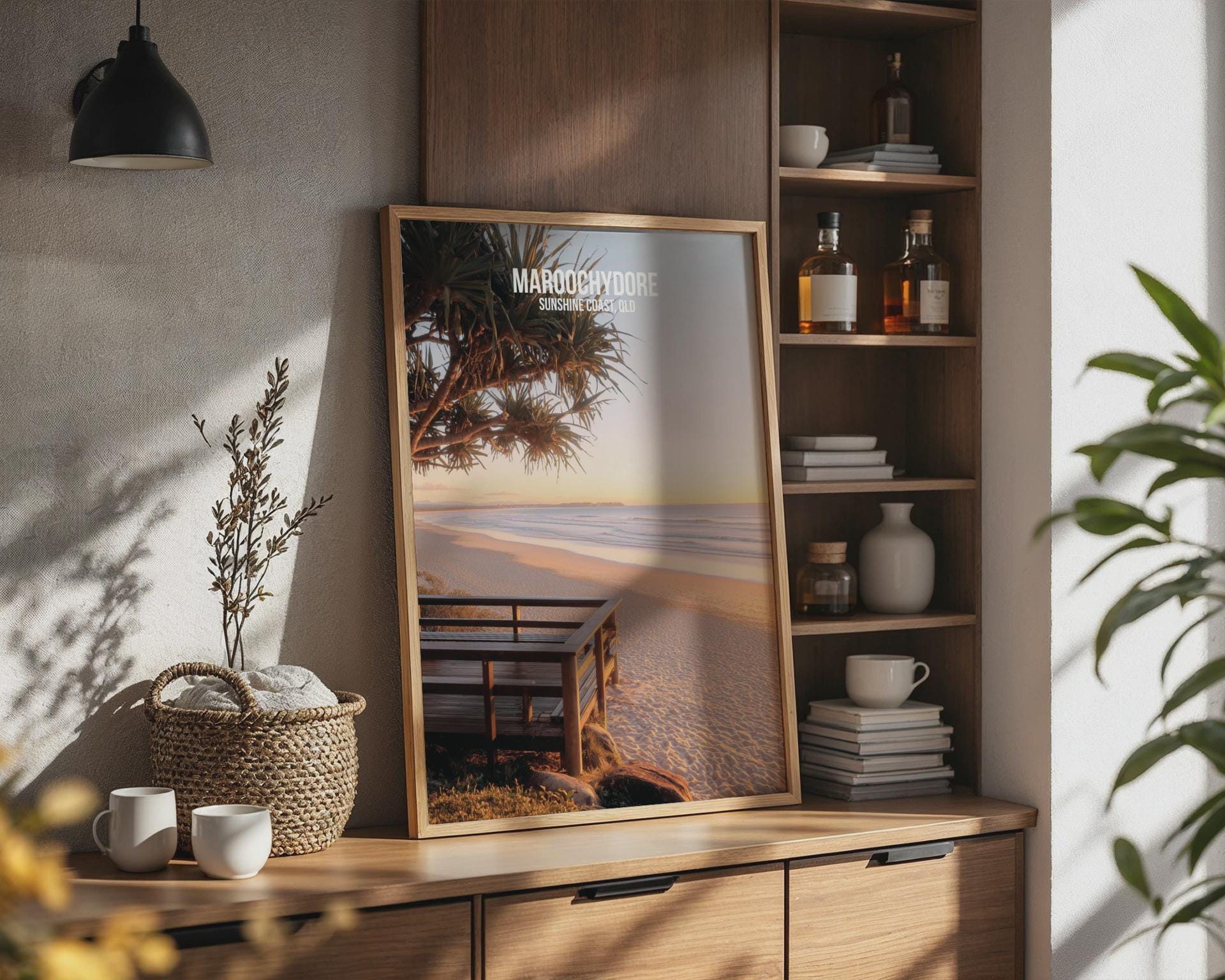 Maroochydore Beach Wall Art Sunshine Coast Print - Travel Wall Art