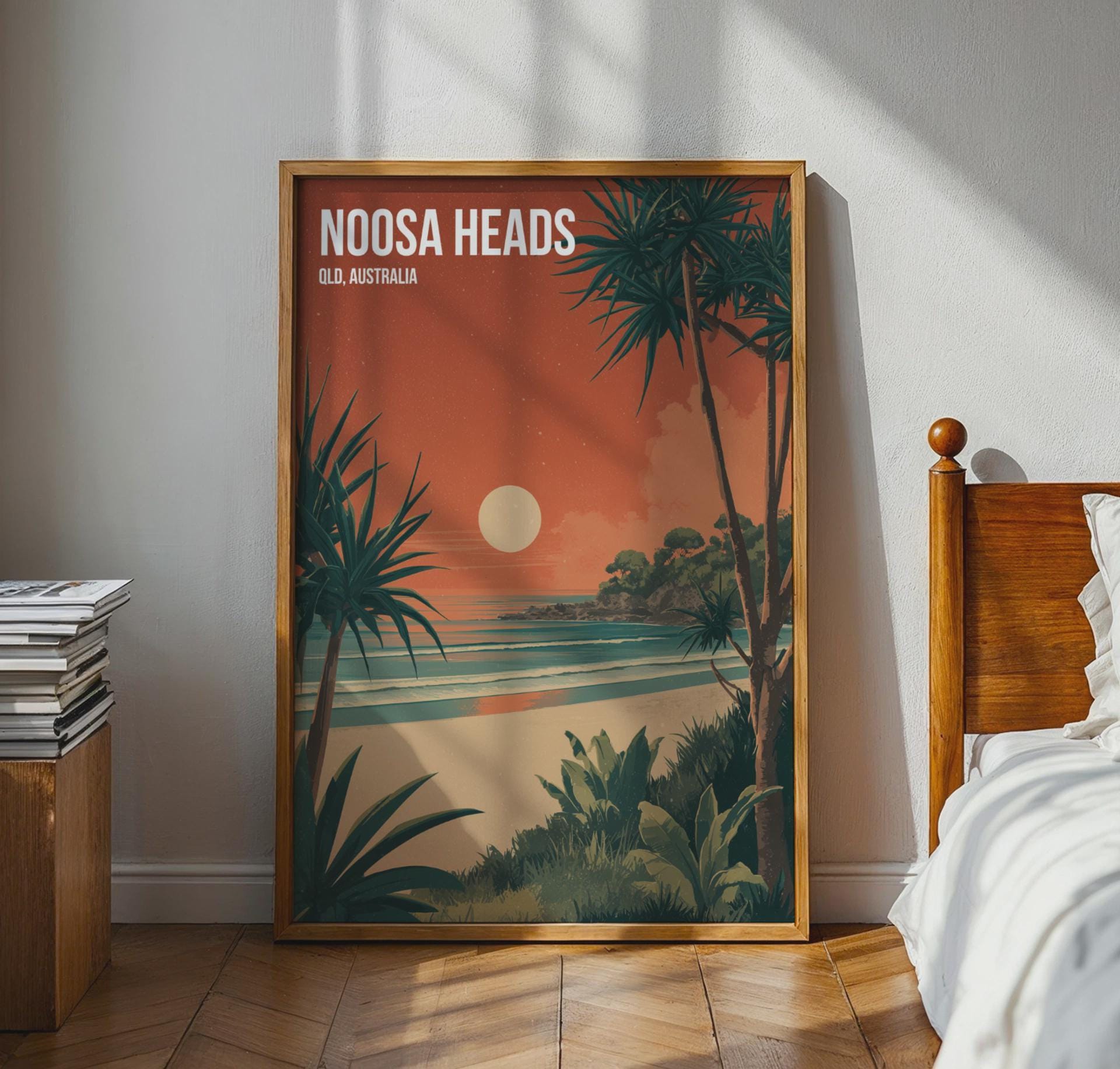 Noosa Heads QLD Australia Print Beach Landscape Wall Art - Travel Wall Art