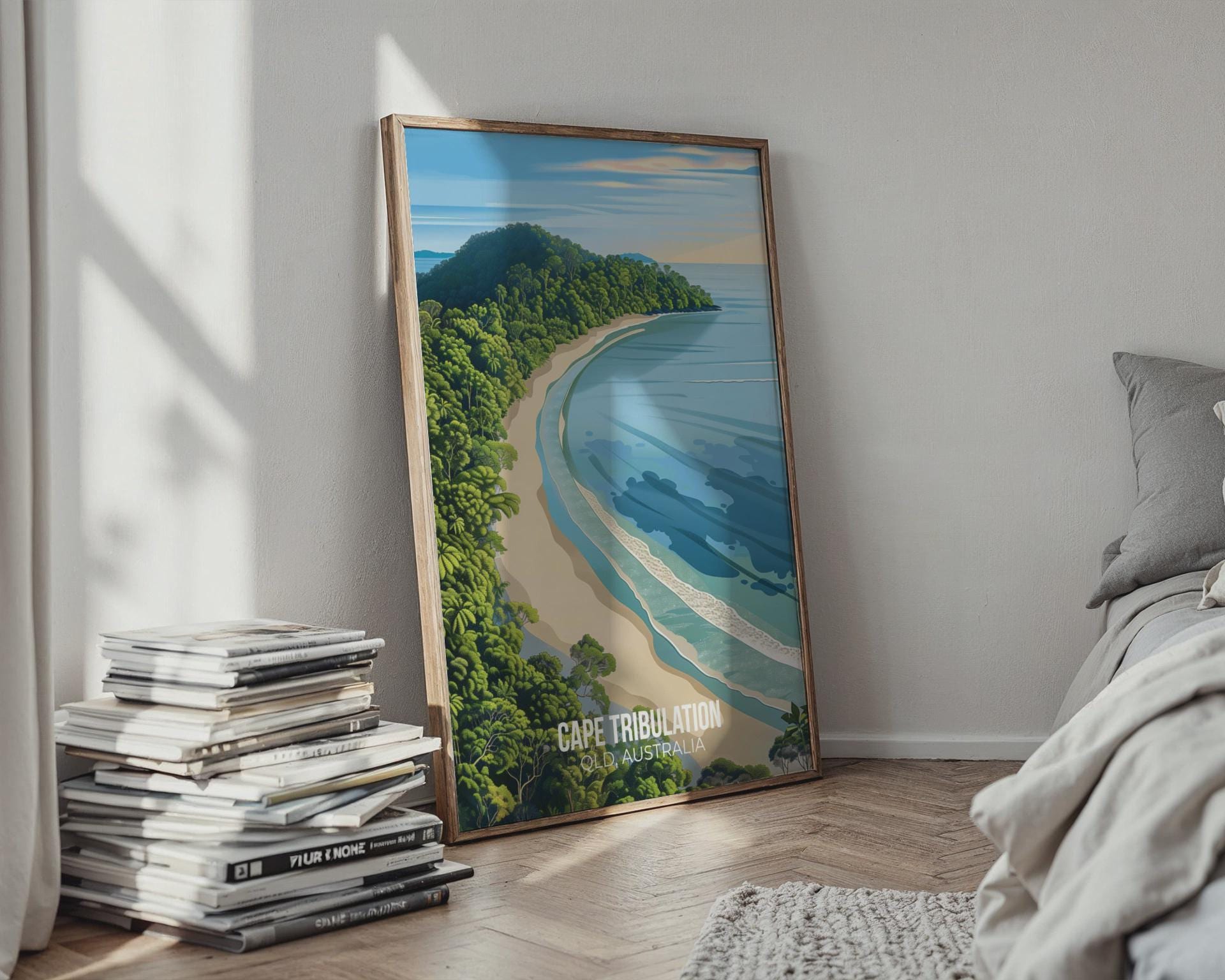Cape Tribulation Beach Wall Art Print Australia - Travel Wall Art