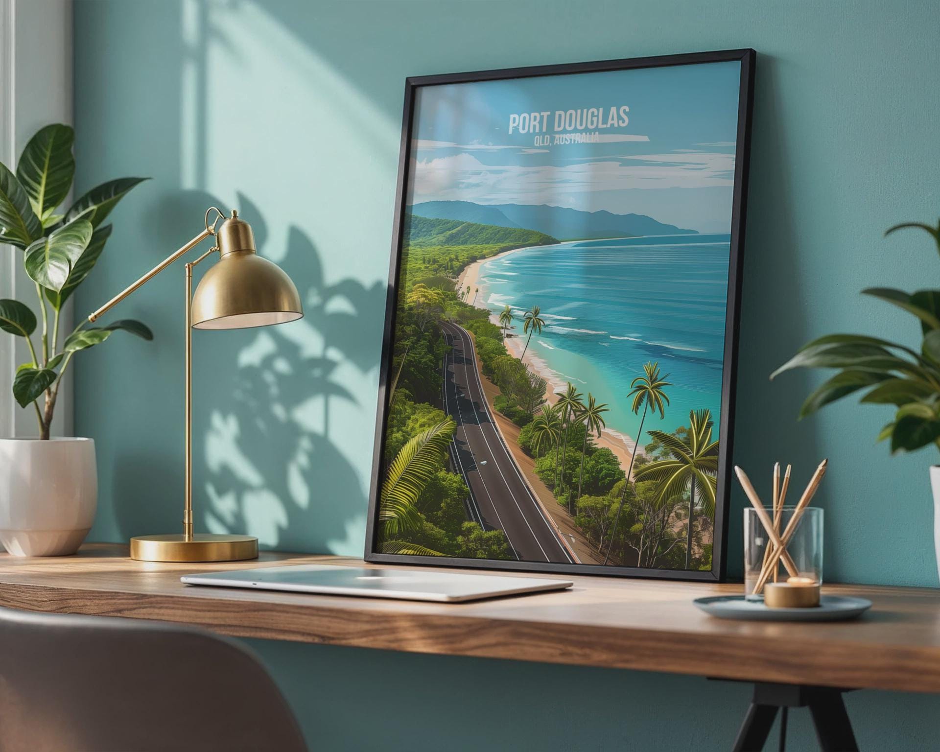 Port Douglas Scenic Print Queensland Australia Coastal Art - Travel Wall Art