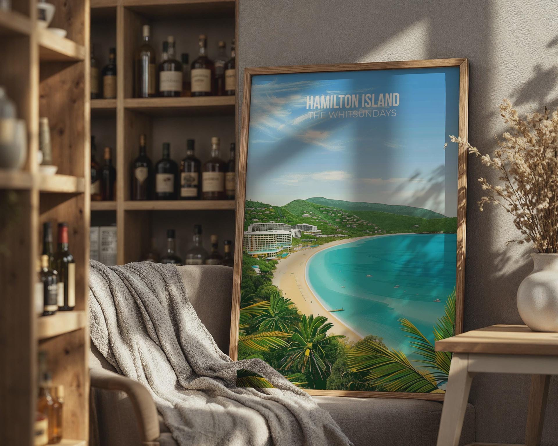 Hamilton Island Whitsundays Poster Wall Art - Travel Wall Art