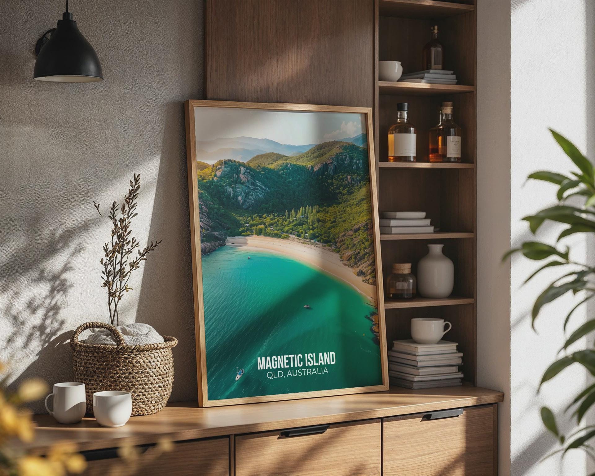 Magnetic Island QLD Australia Wall Art Coastal Print - Travel Wall Art