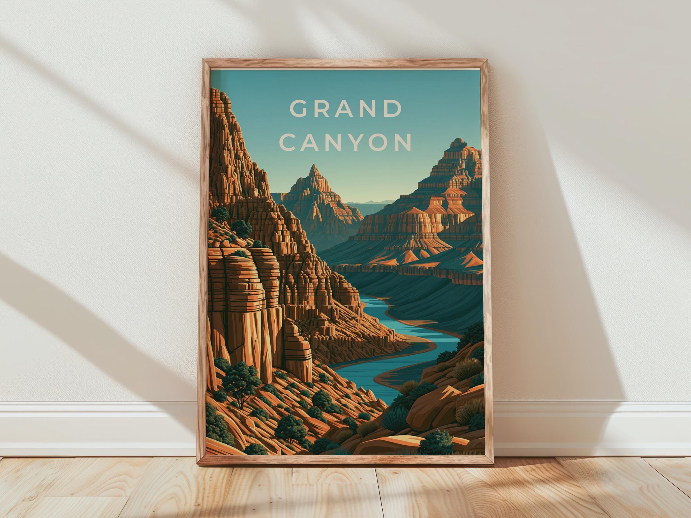 Grand Canyon Landscape Print Wall Art - Travel Wall Art