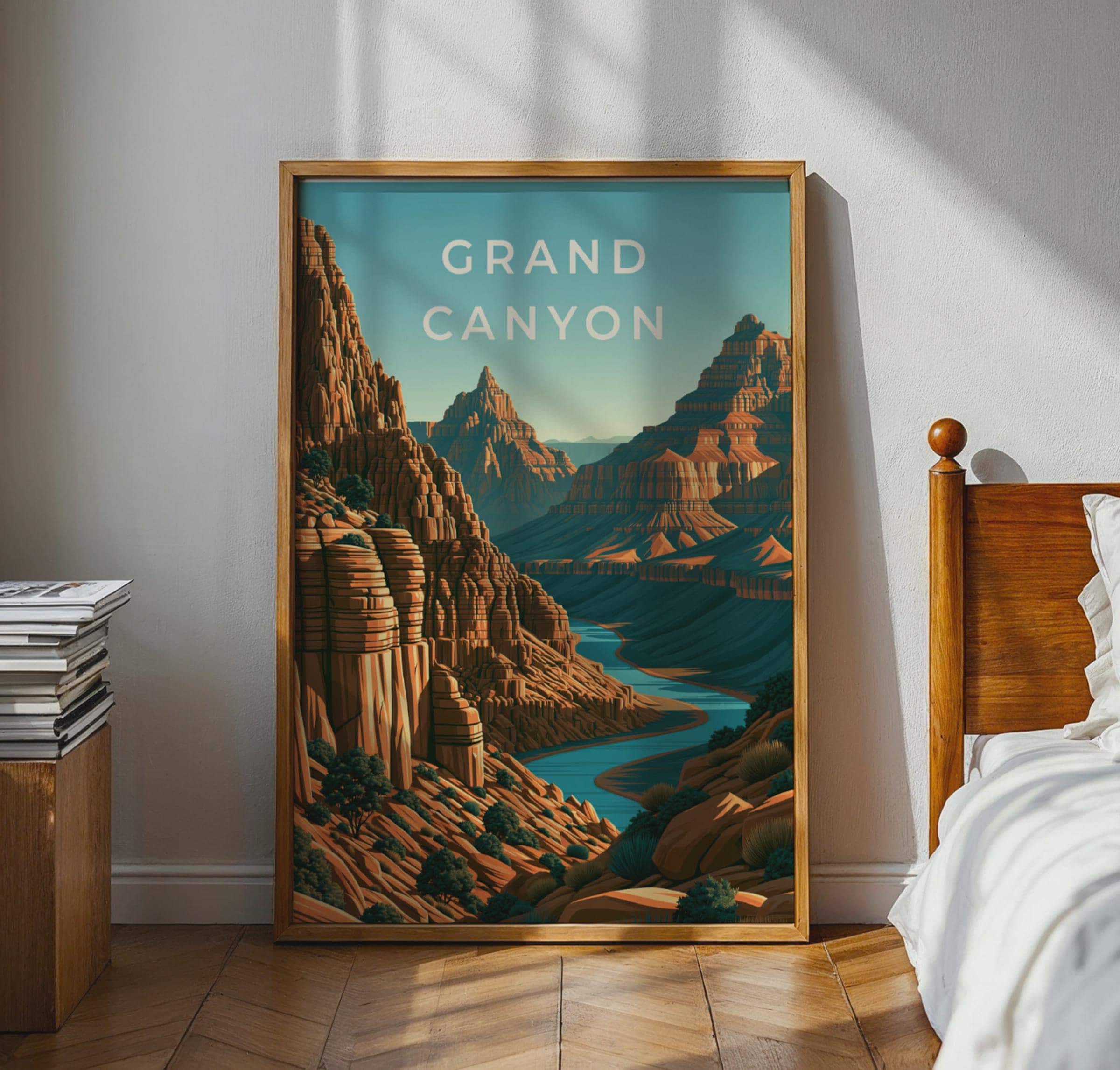 Grand Canyon Landscape Print Wall Art - Travel Wall Art