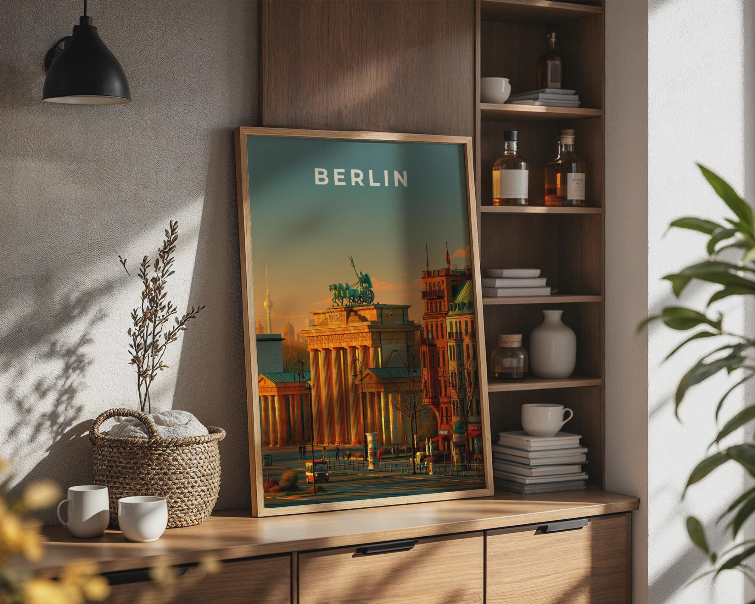 Berlin Cityscape Wall Art Print - Travel Wall Art