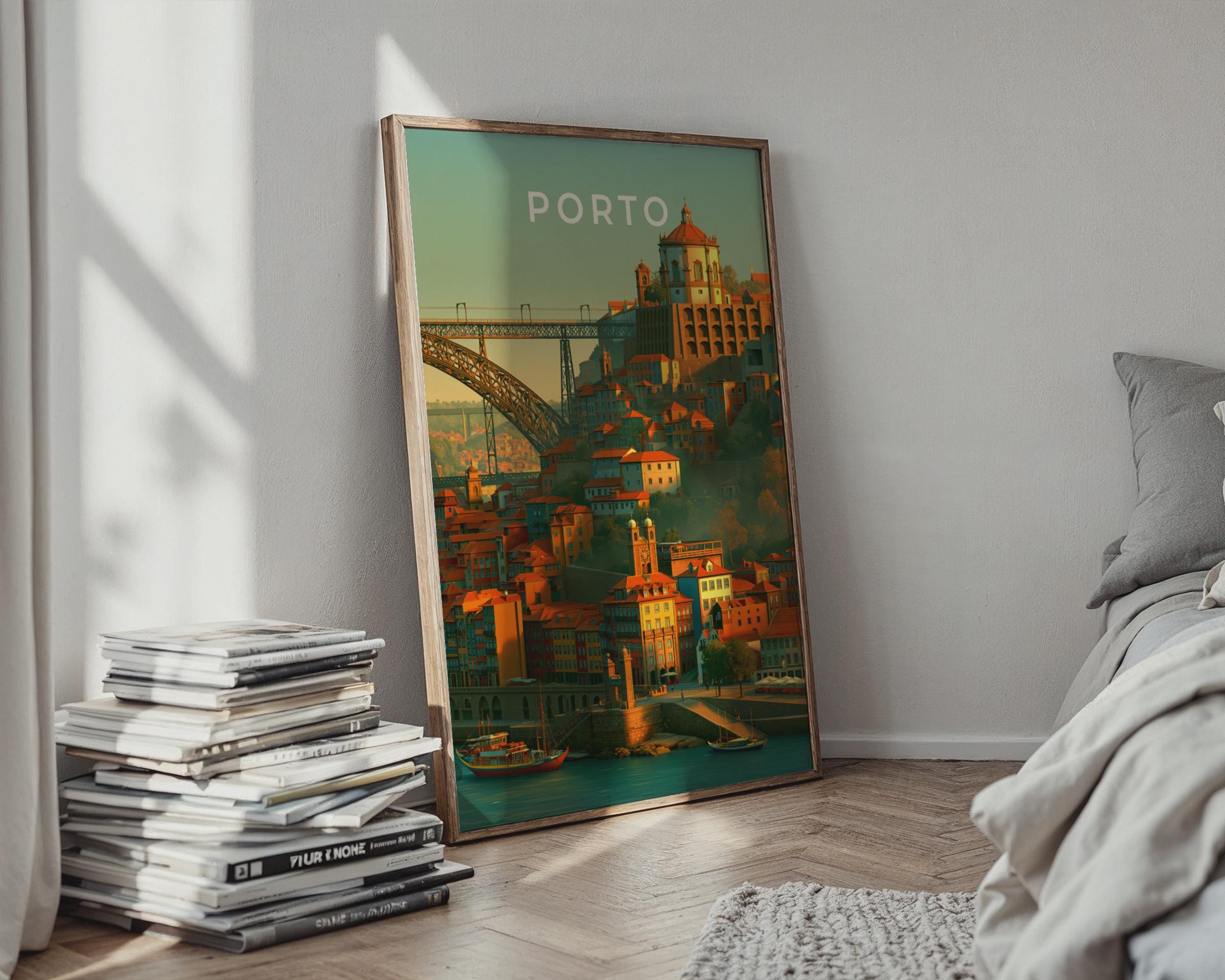 Porto City Print Urban Landscape Art - Travel Wall Art