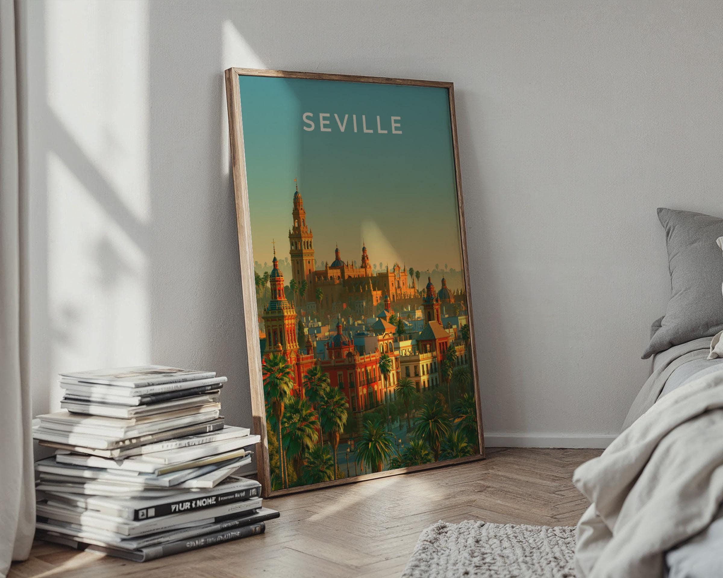 Seville City Art Print Wall Art - Travel Wall Art