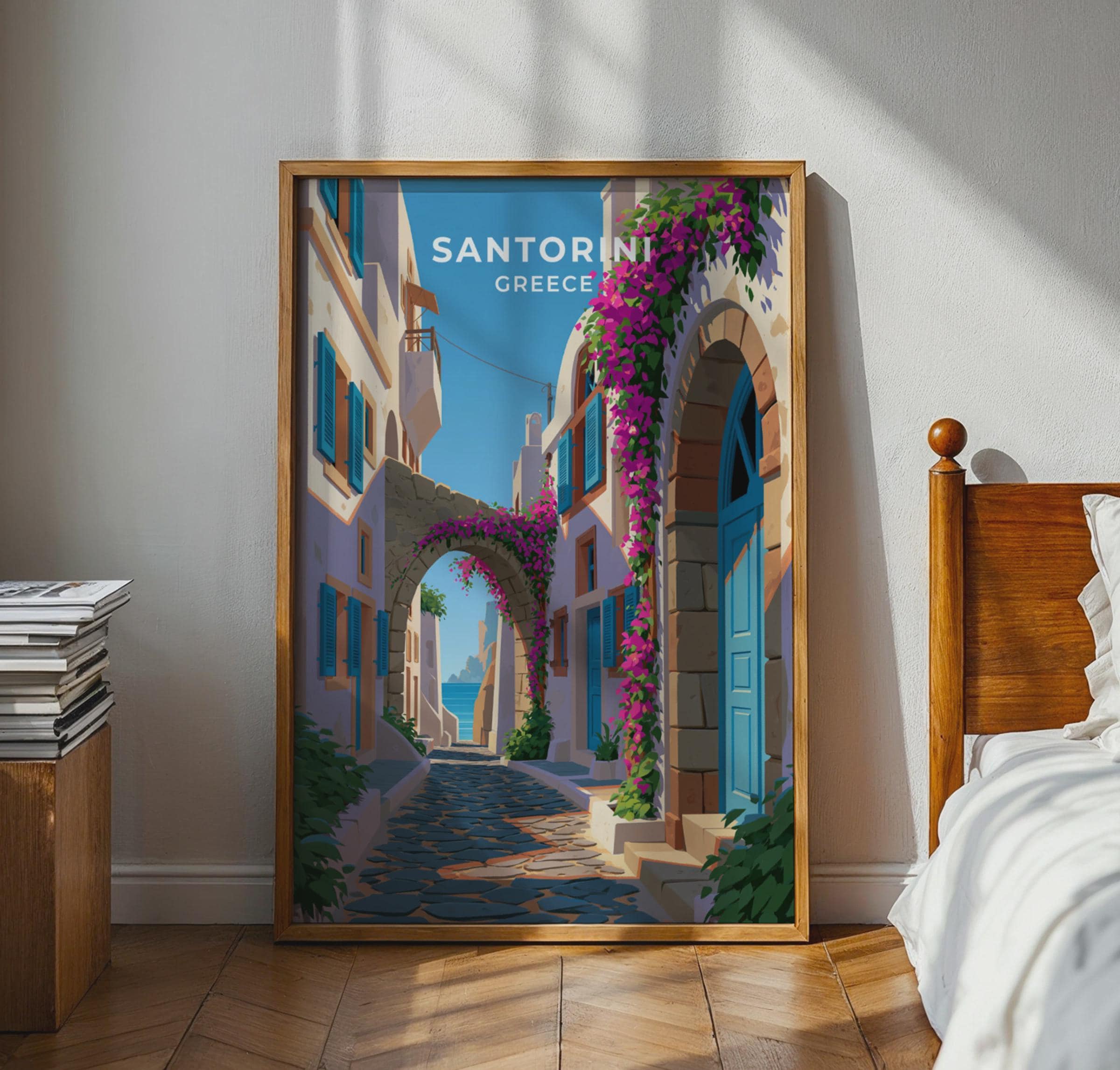 Santorini Poster