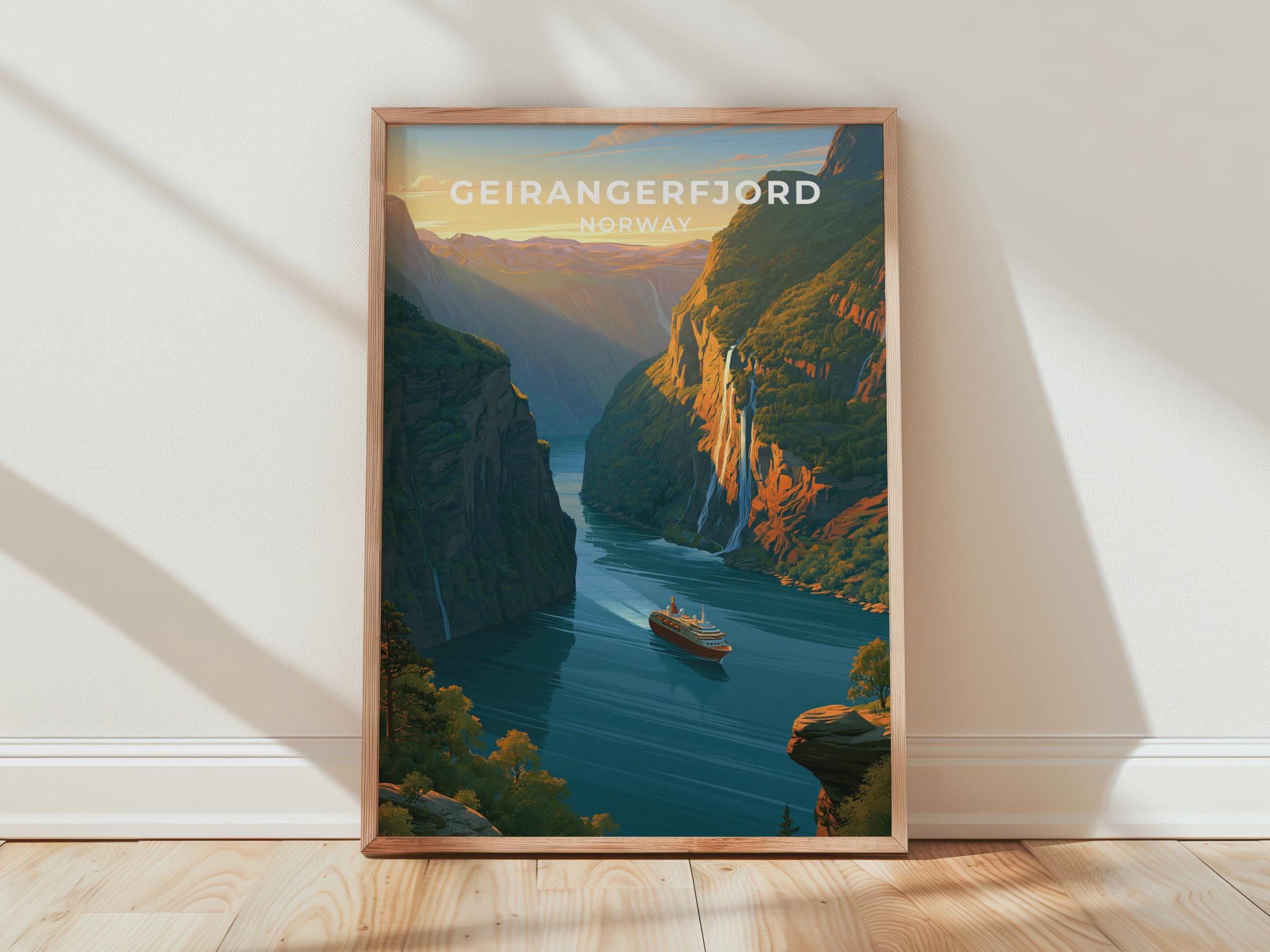 Geirangerfjord Poster