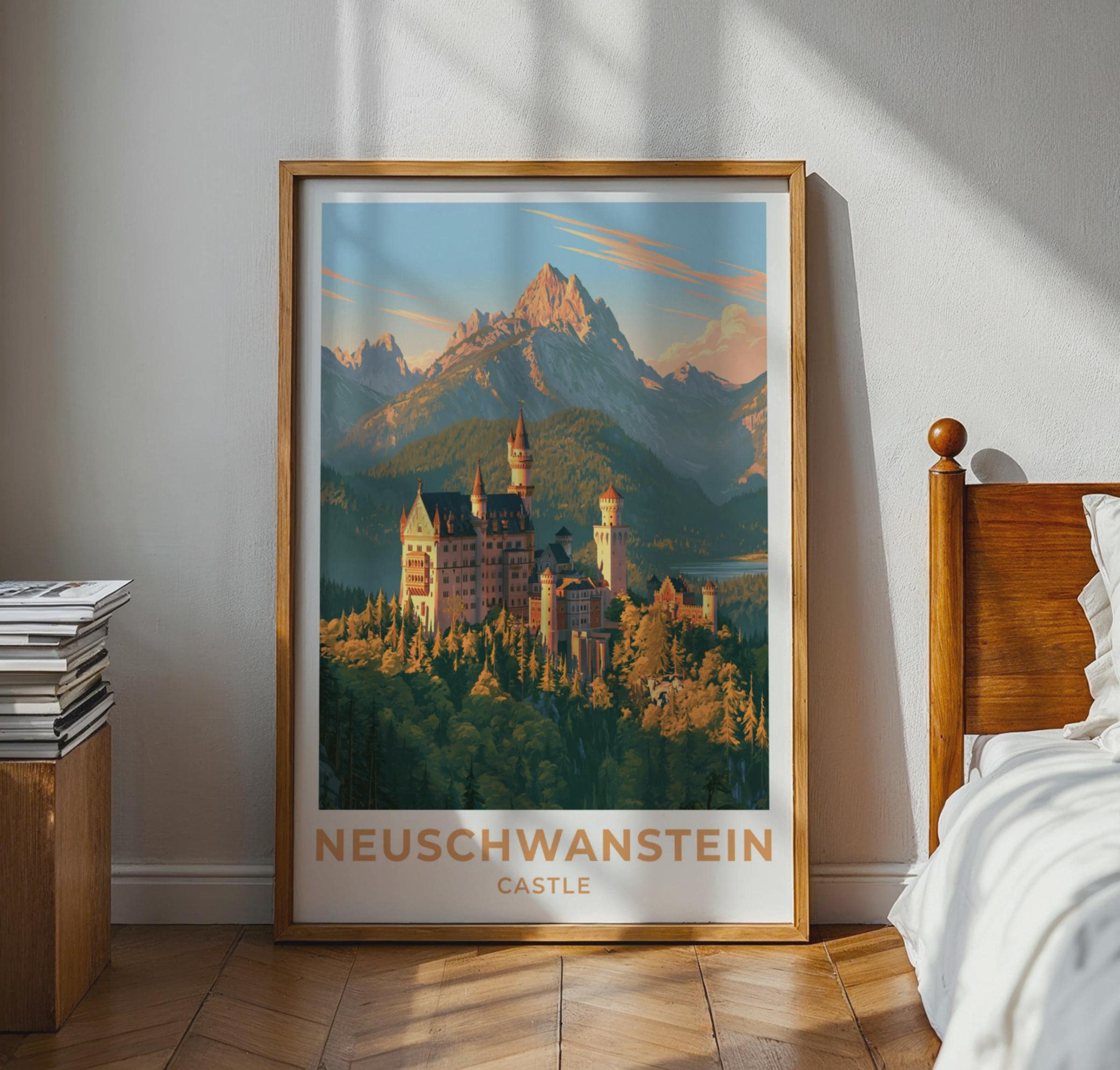 Neuschwanstein Castle Poster