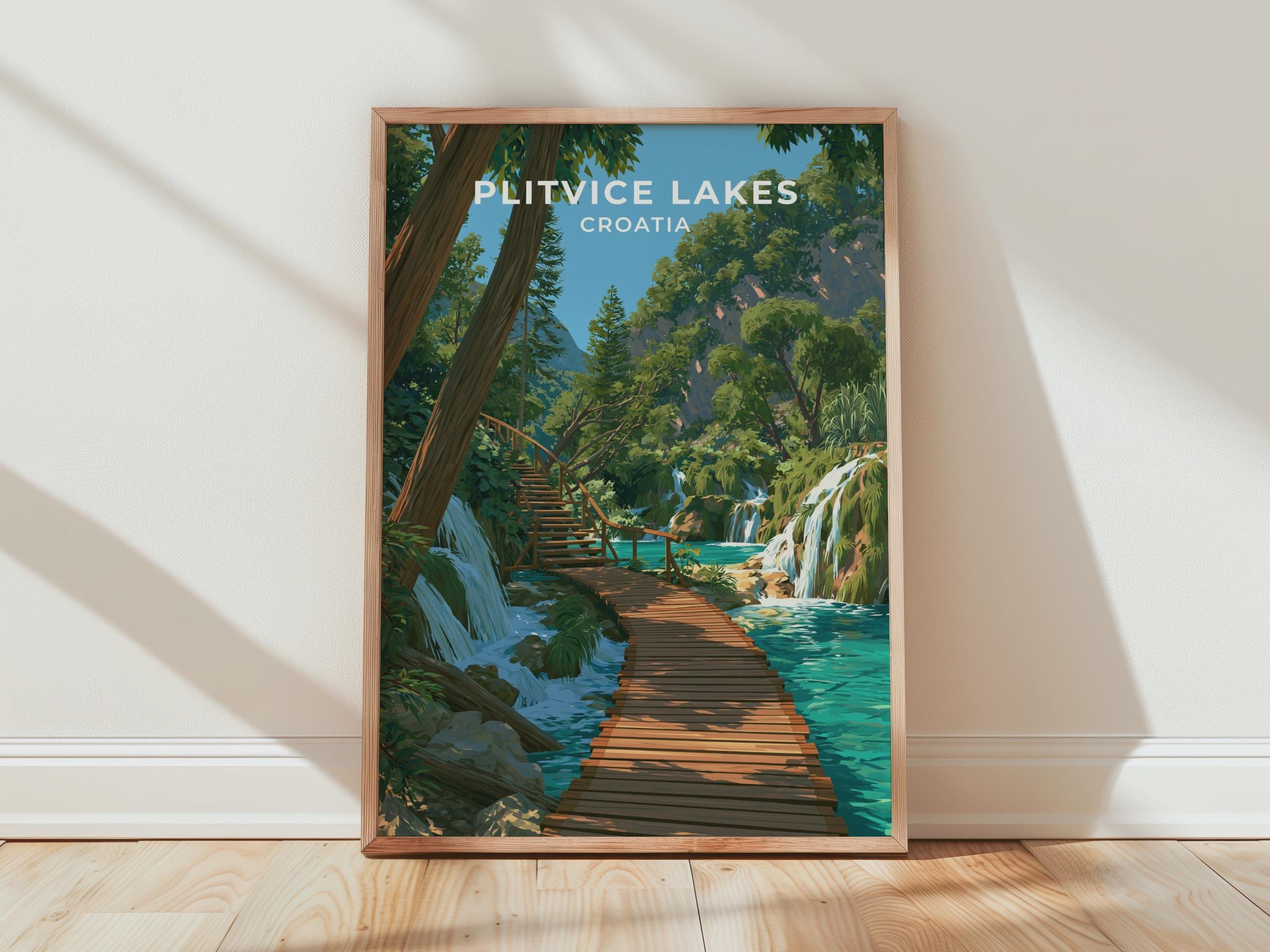Plitvice Lakes Poster