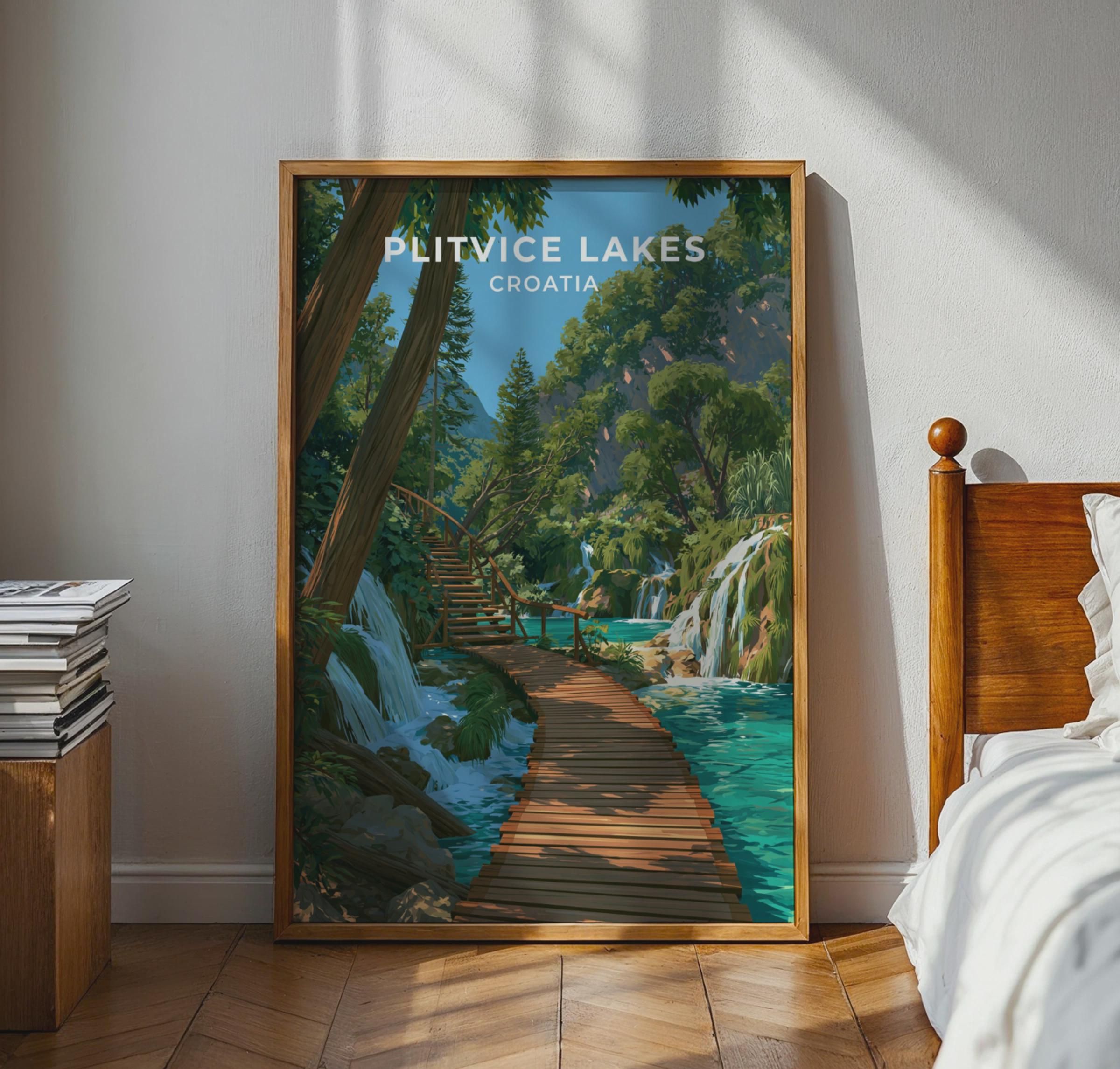 Plitvice Lakes Poster