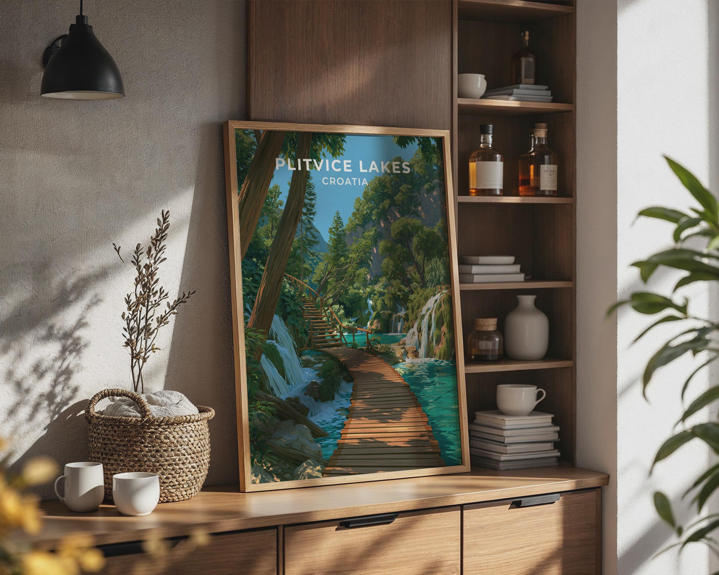 Plitvice Lakes Poster