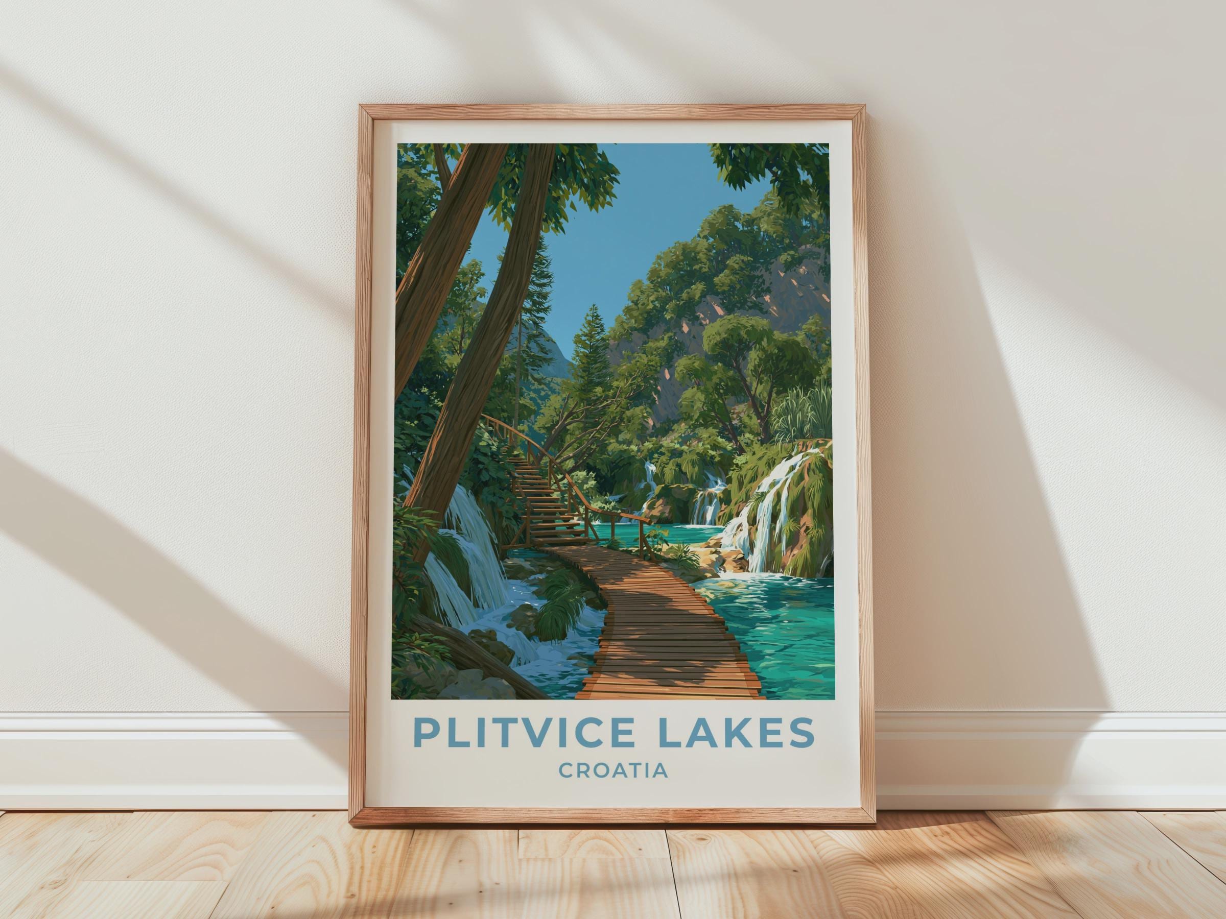 Plitvice Lakes Poster