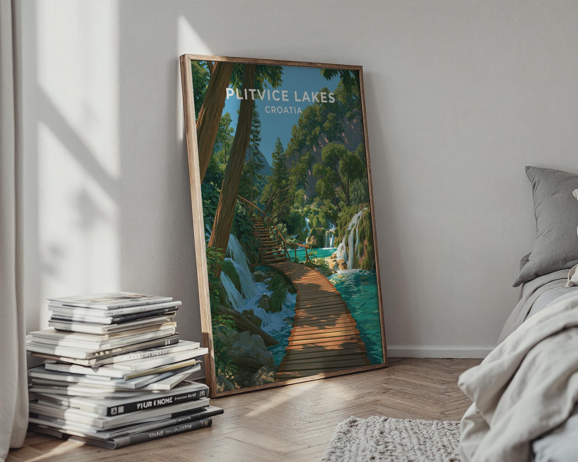 Plitvice Lakes Poster
