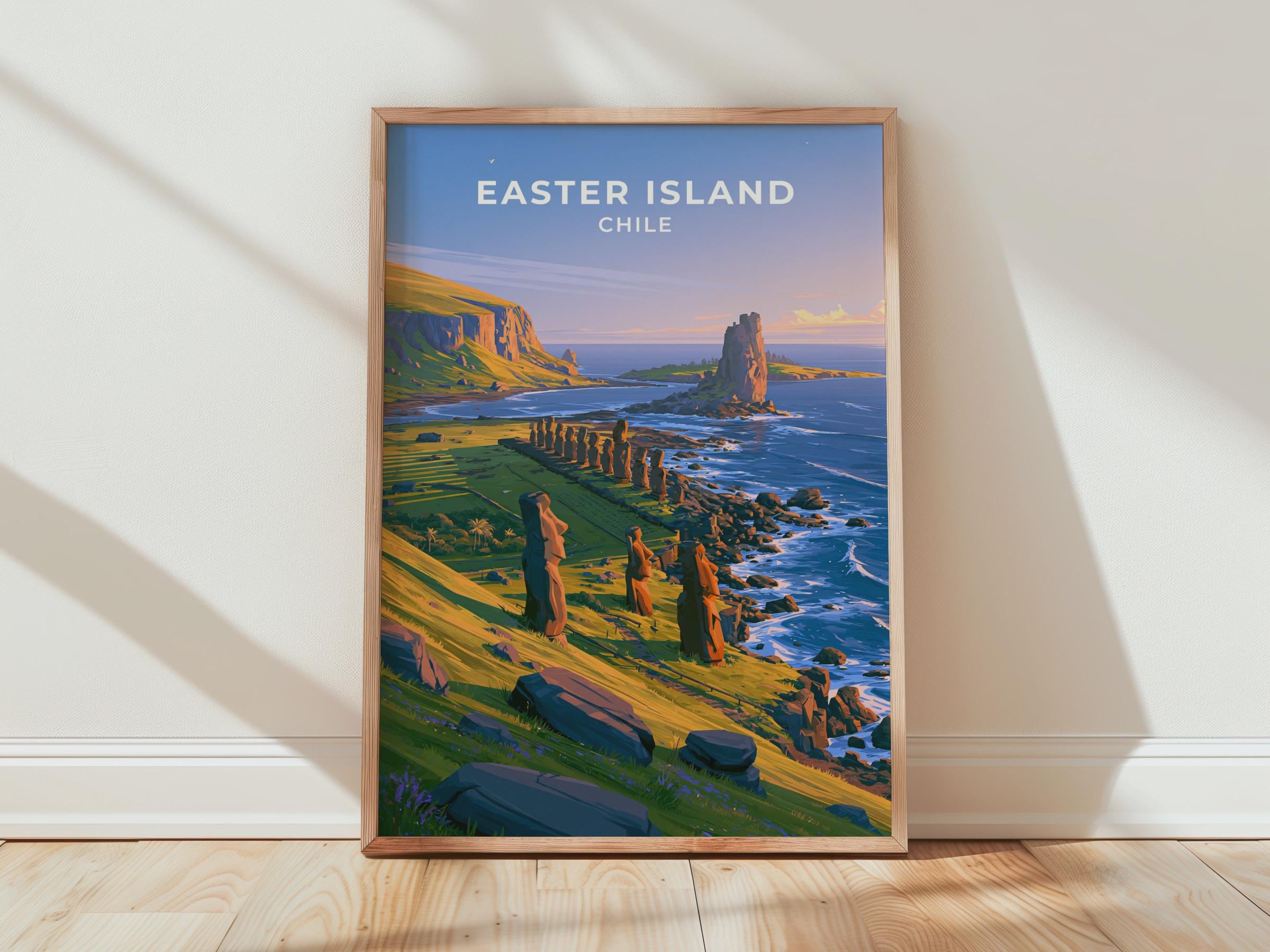 Easter Island Poster