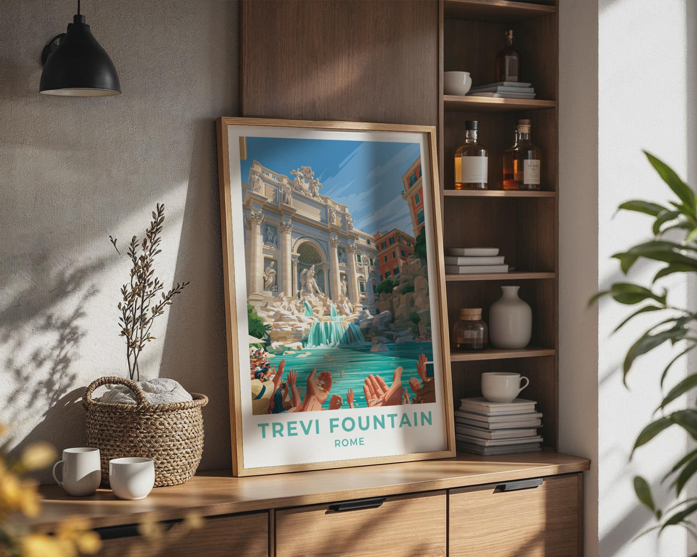 Trevi Fountain Poster