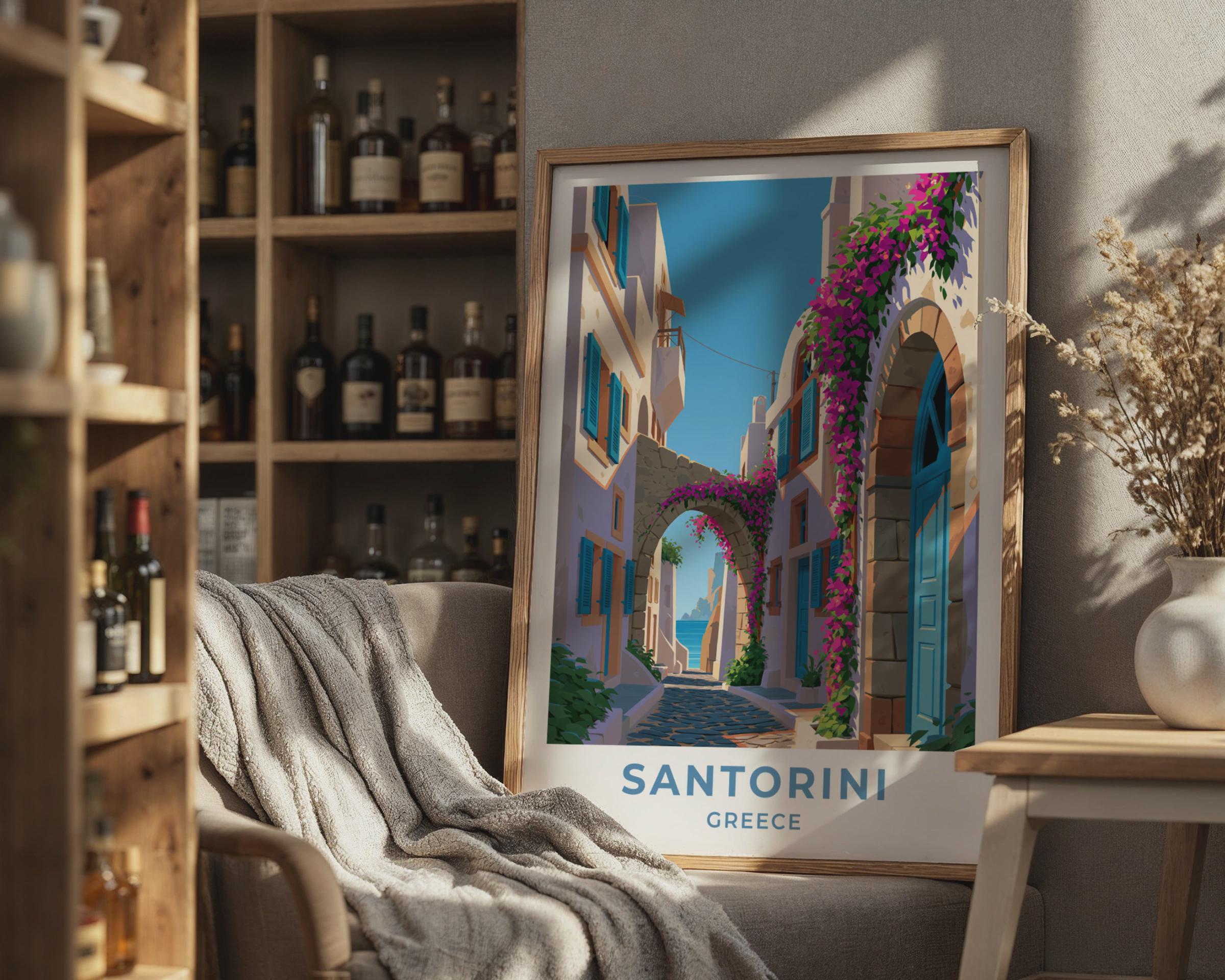 Santorini Poster