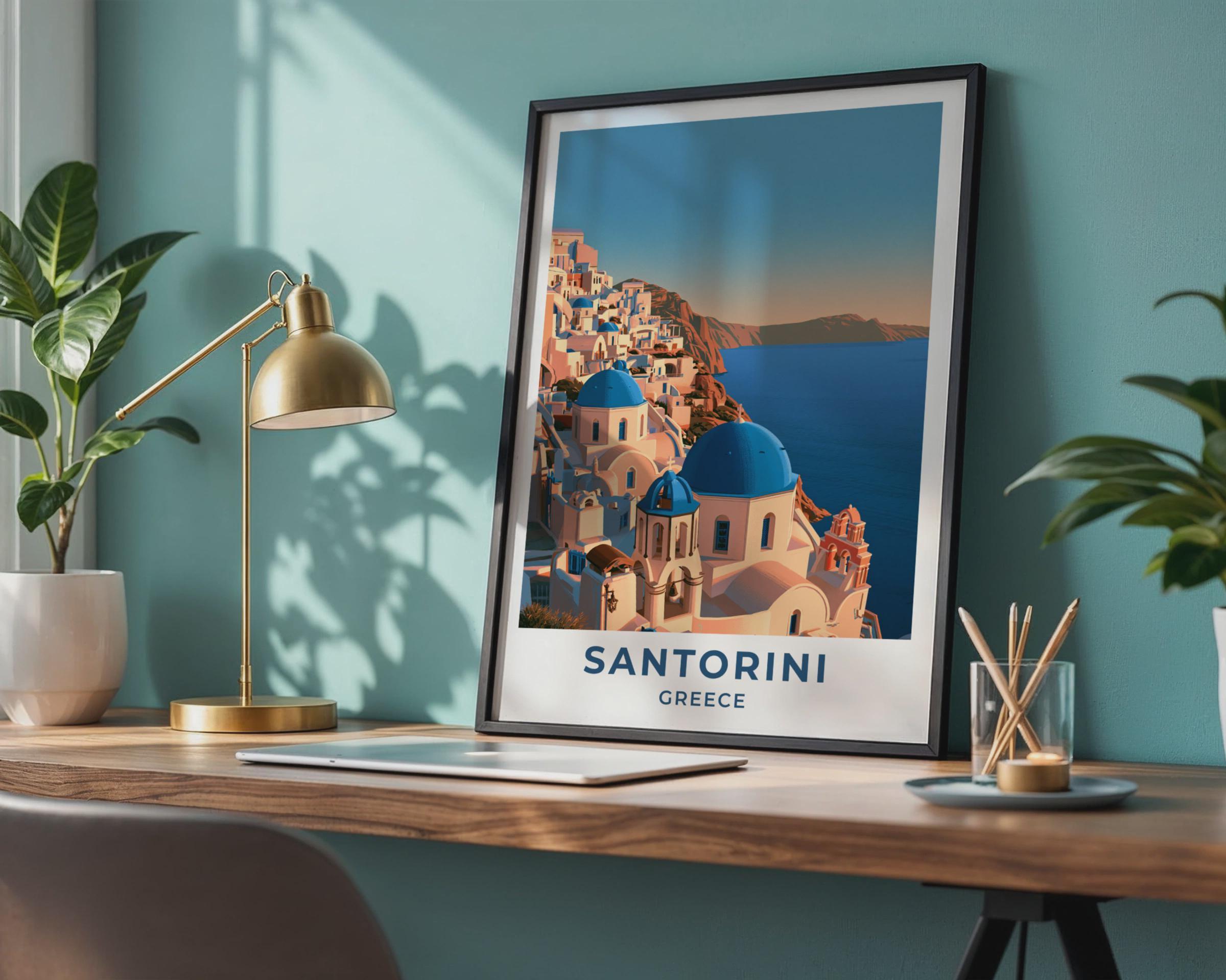 Santorini Poster