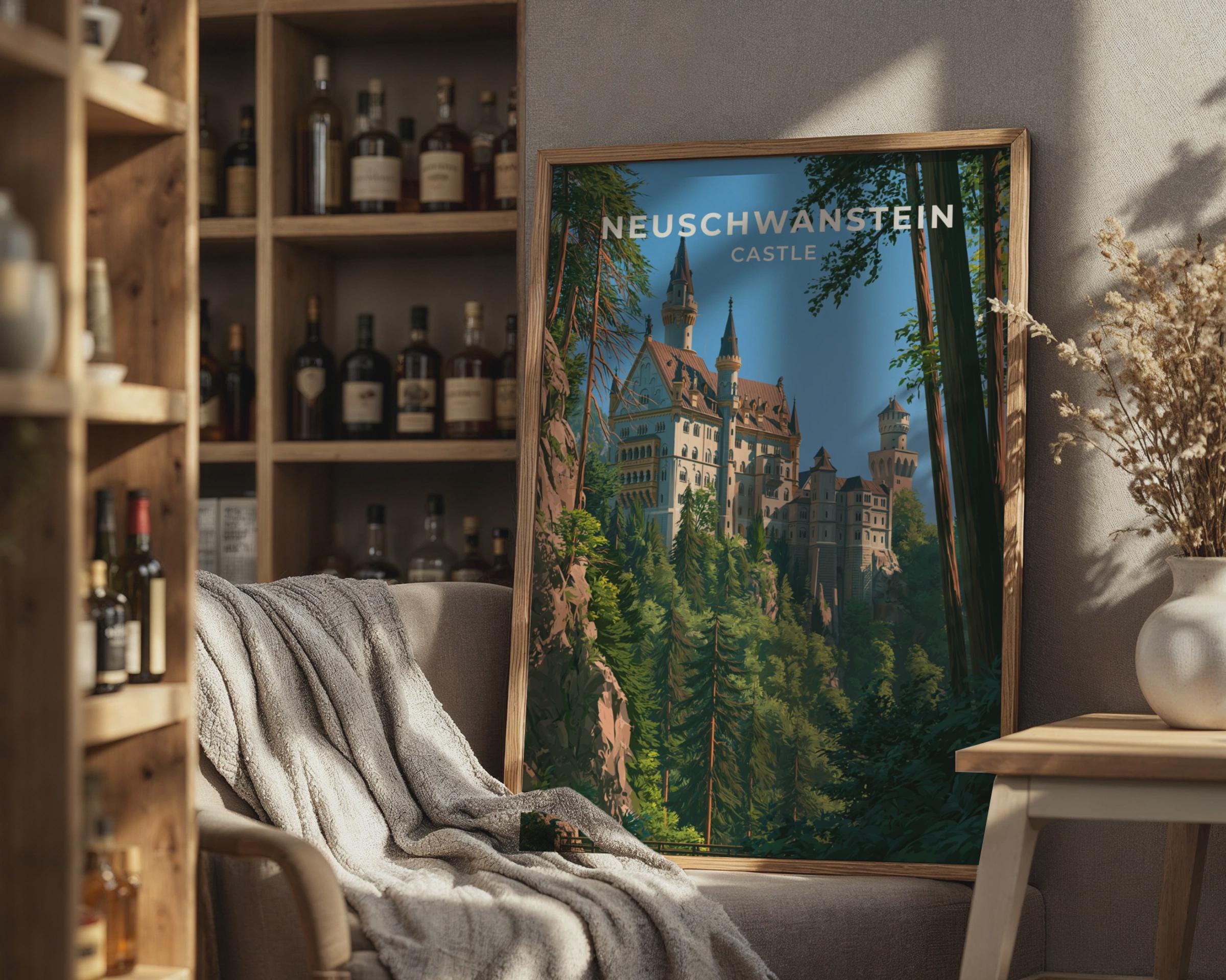 Neuschwanstein Castle Poster