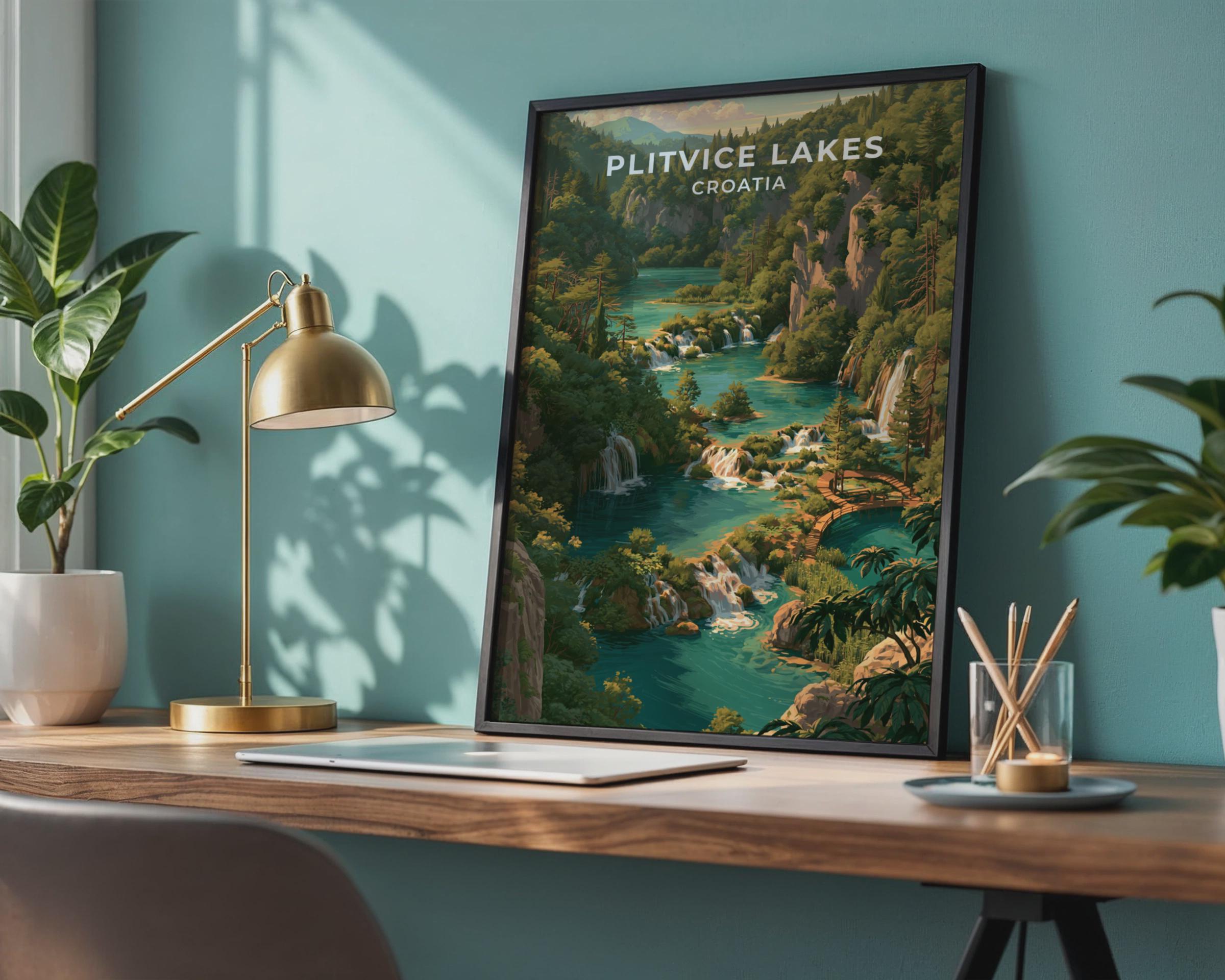 Plitvice Lakes Poster