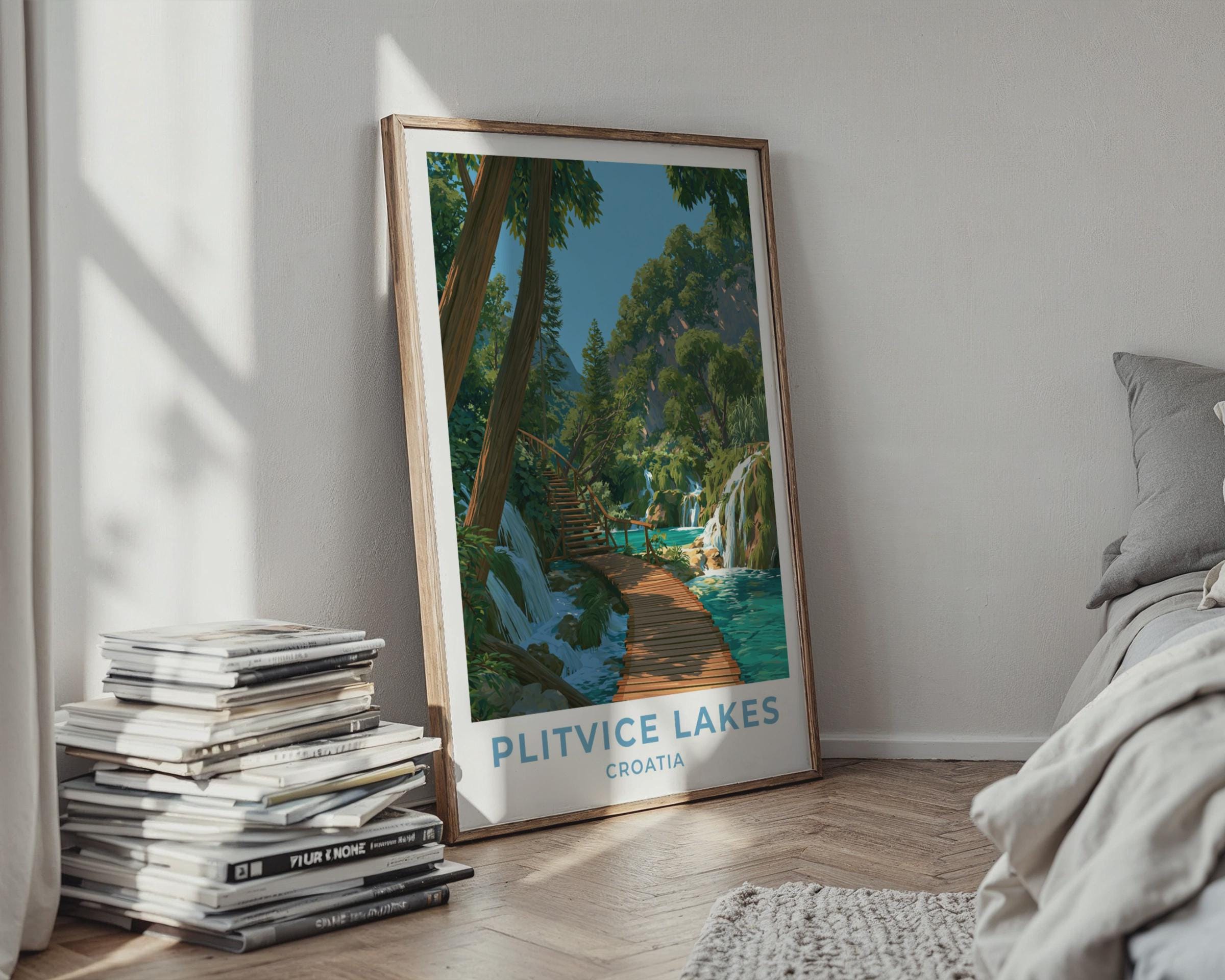 Plitvice Lakes Poster