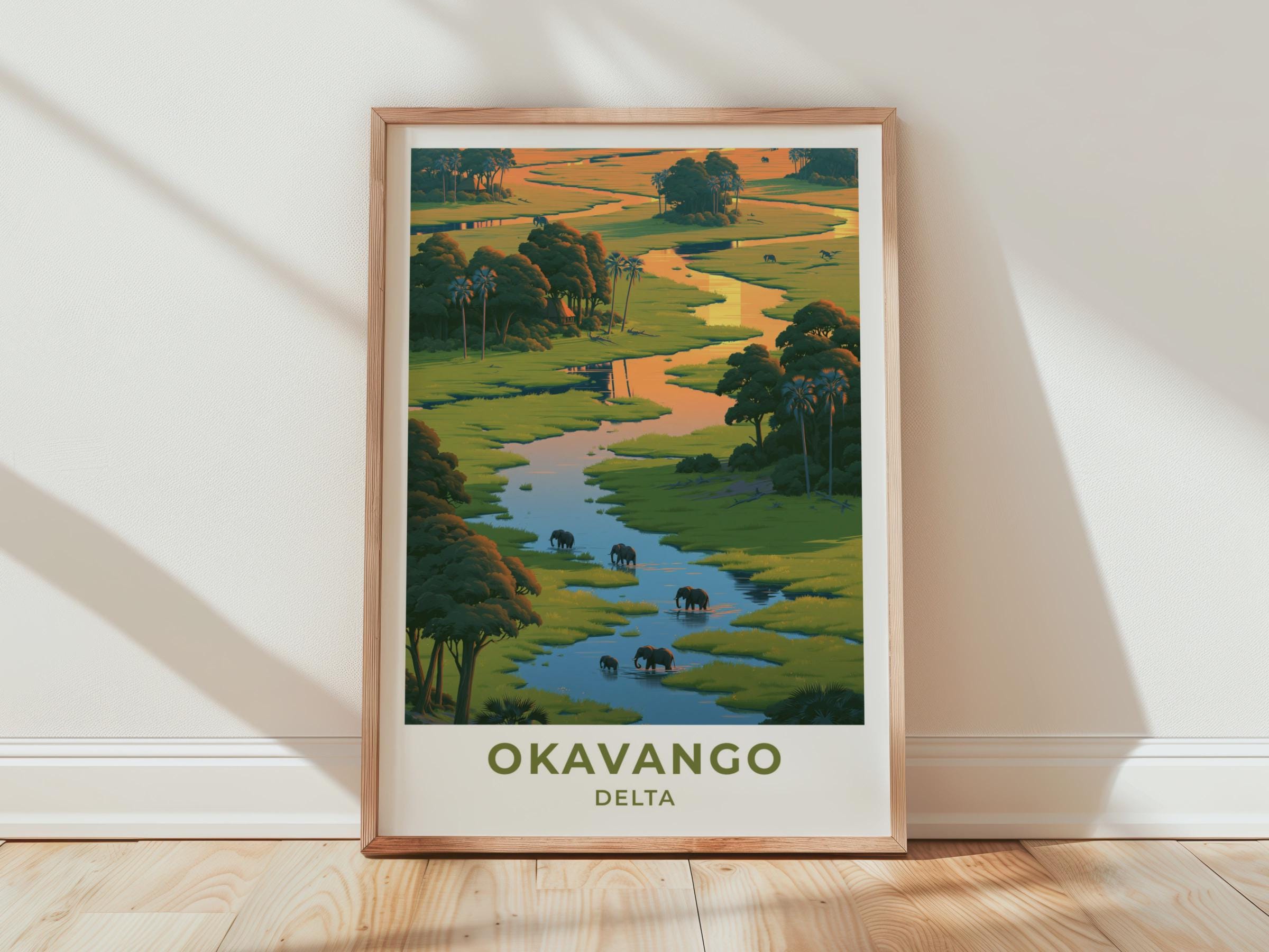 Okavango Delta Poster
