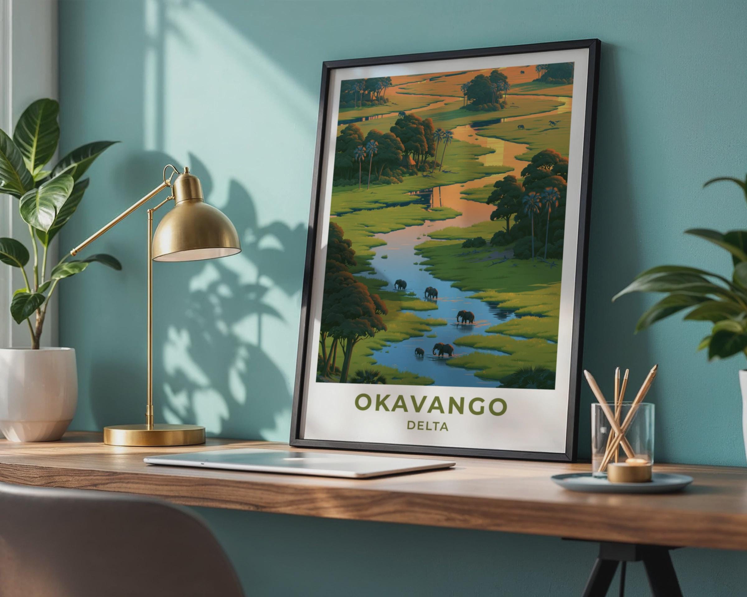 Okavango Delta Poster