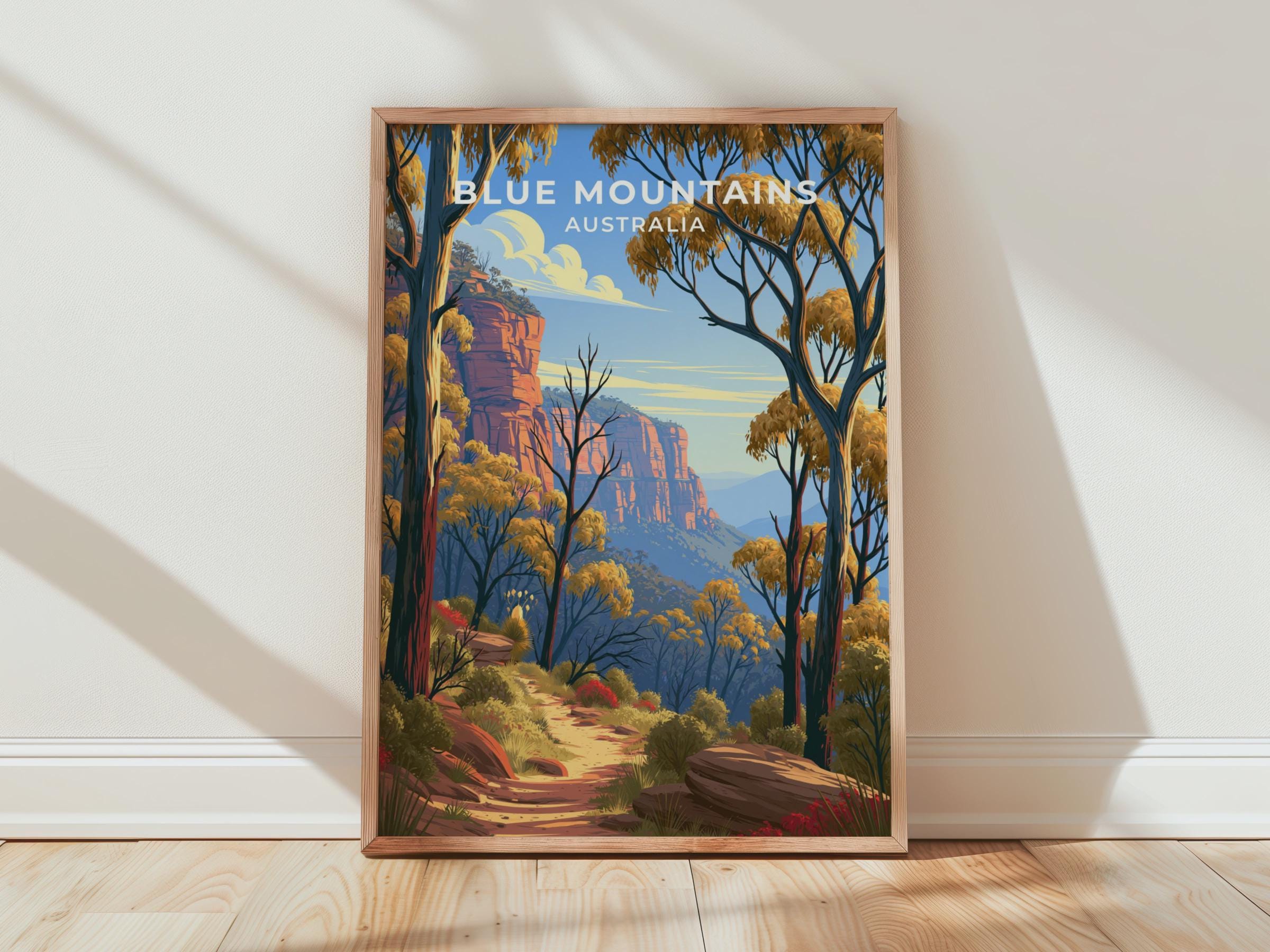 Blue Mountains Poster