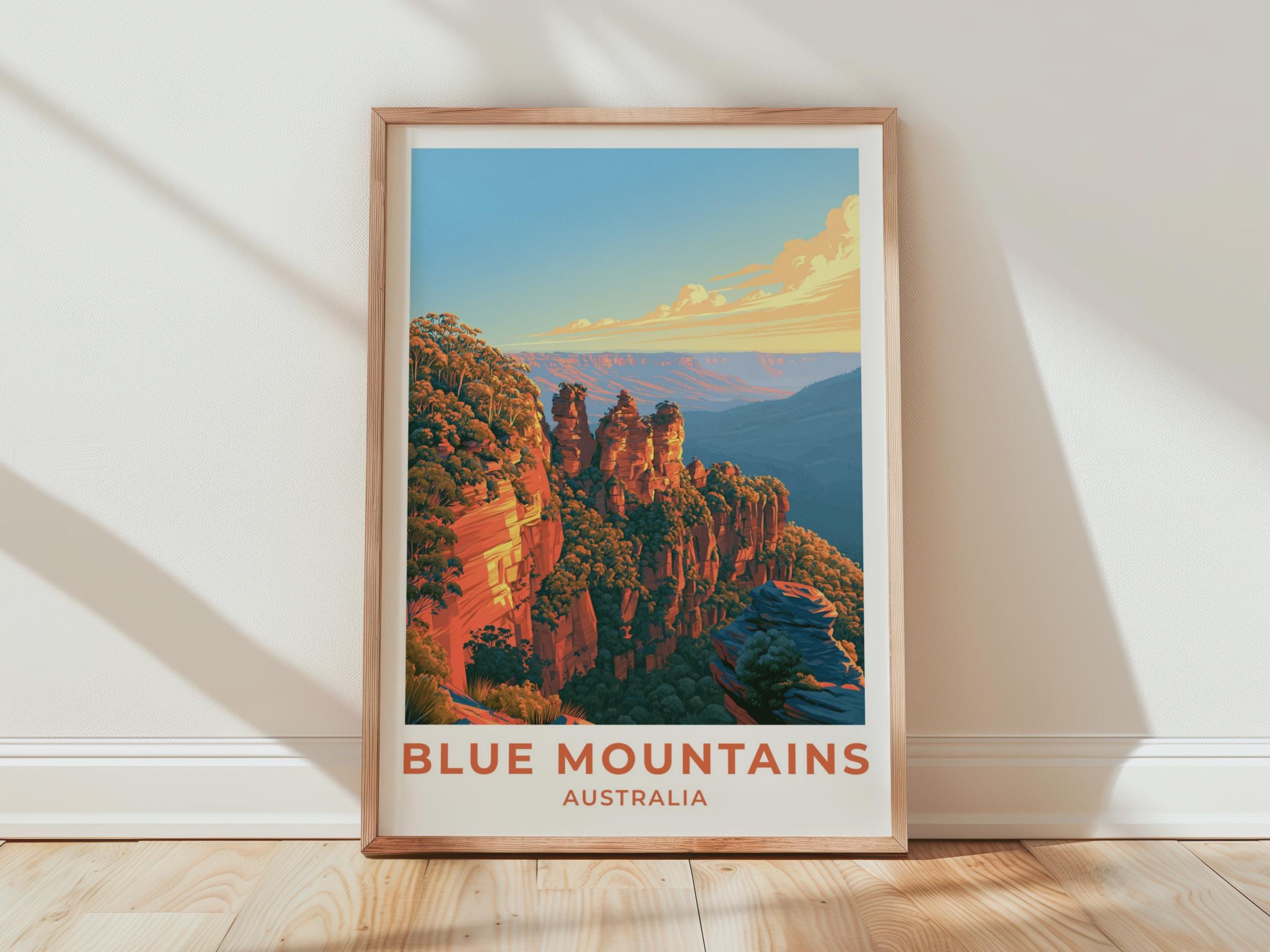 Blue Mountains Poster