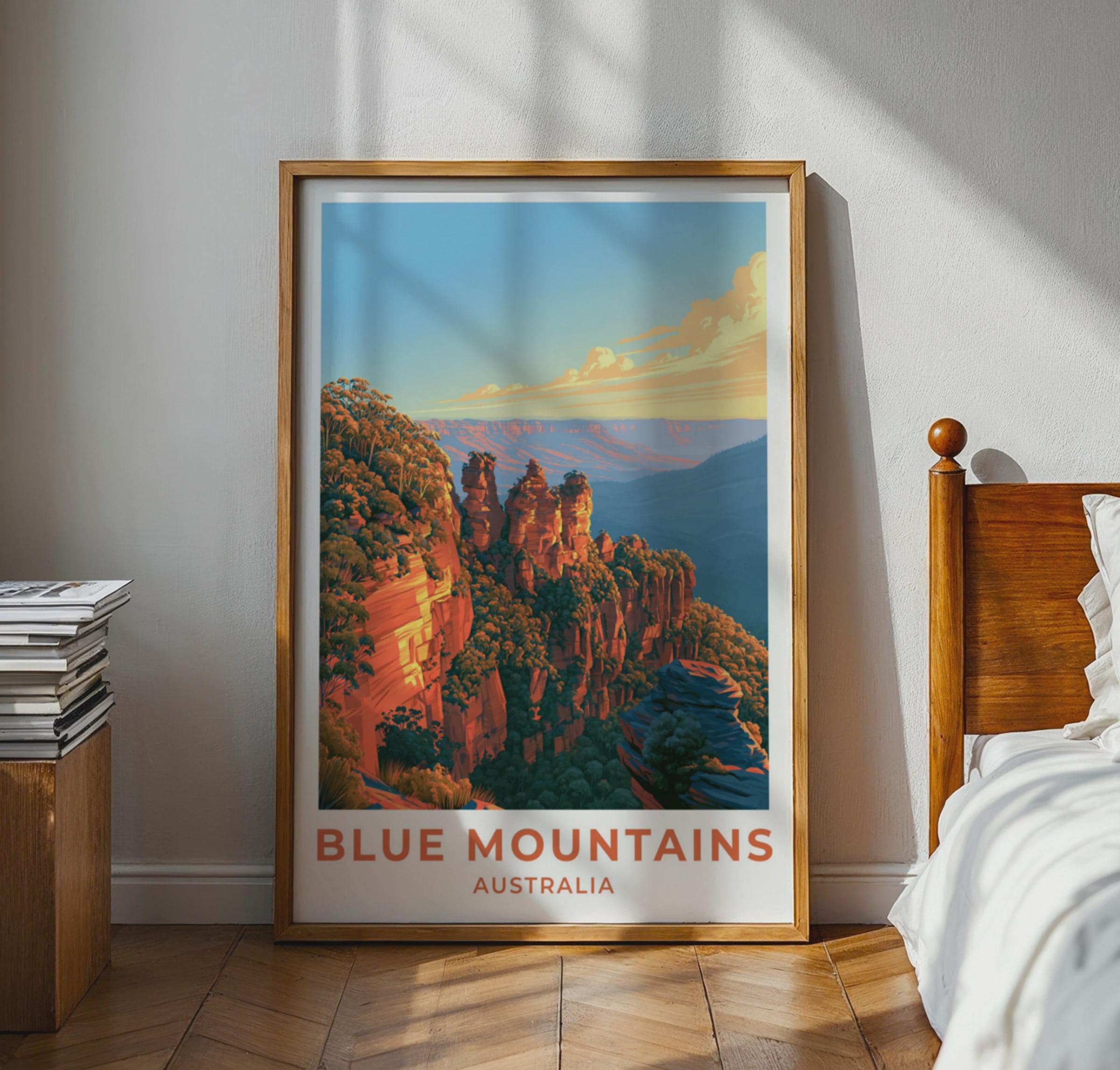 Blue Mountains Poster