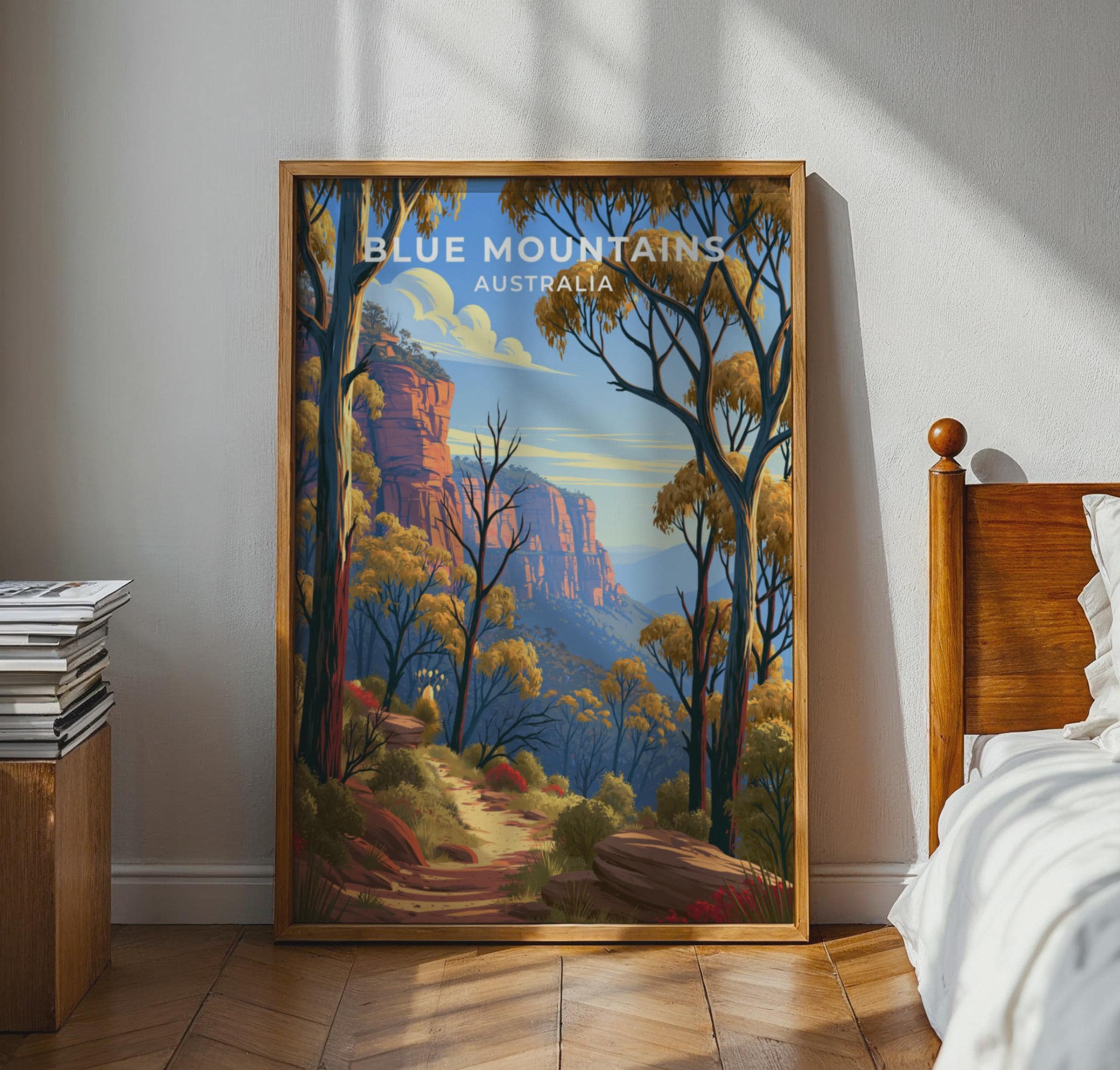 Blue Mountains Poster