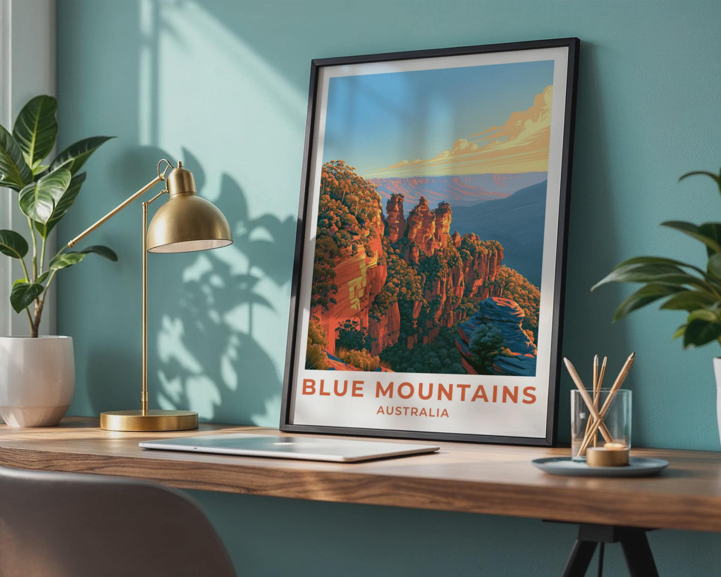 Blue Mountains Poster