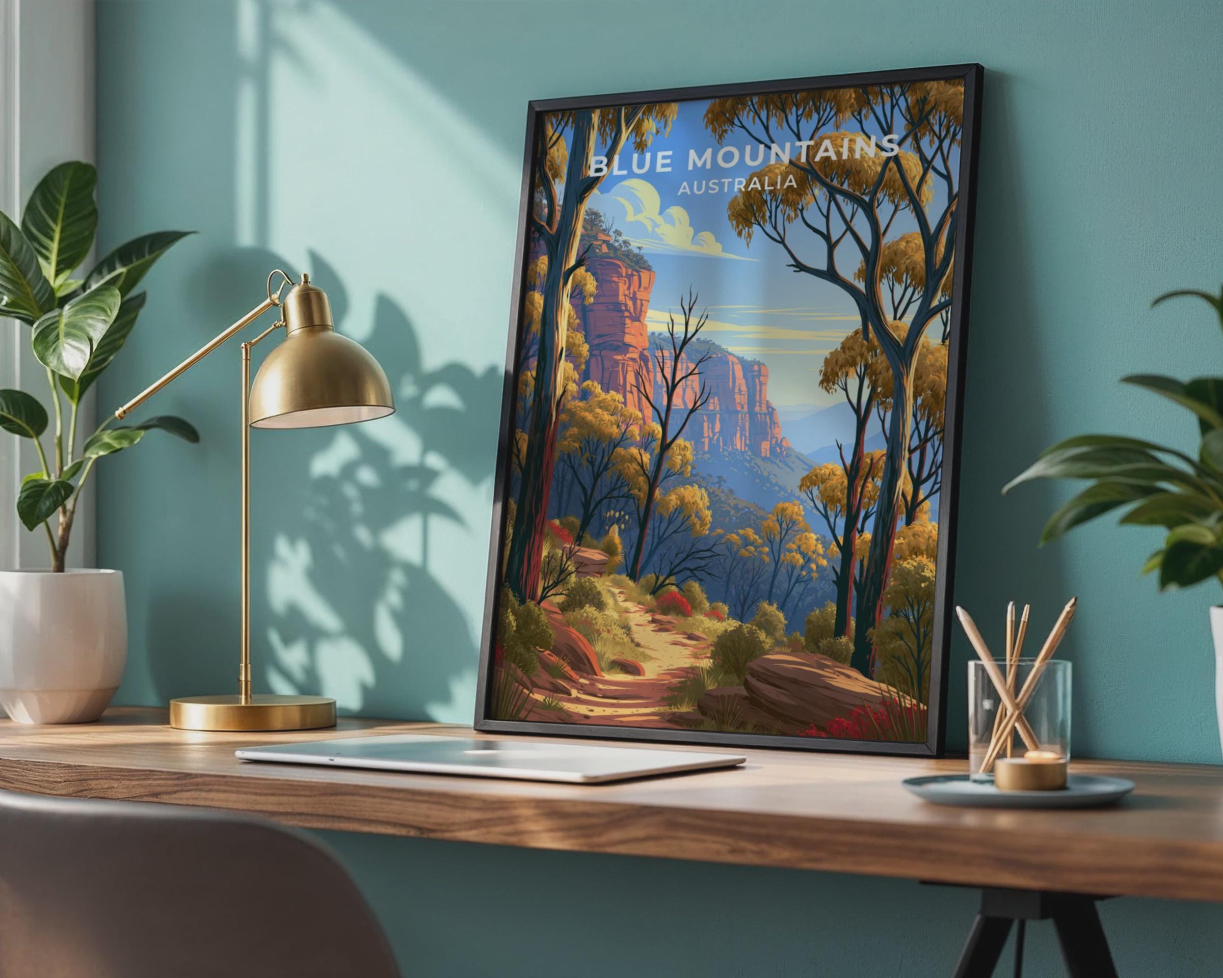 Blue Mountains Poster