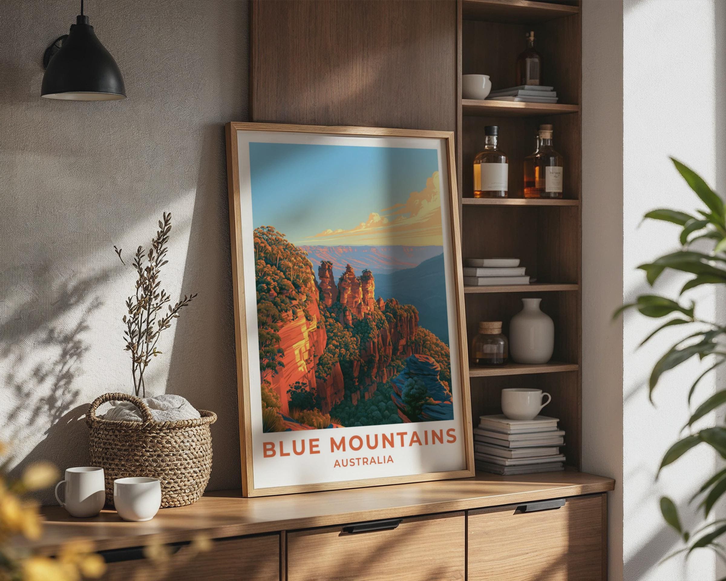 Blue Mountains Poster