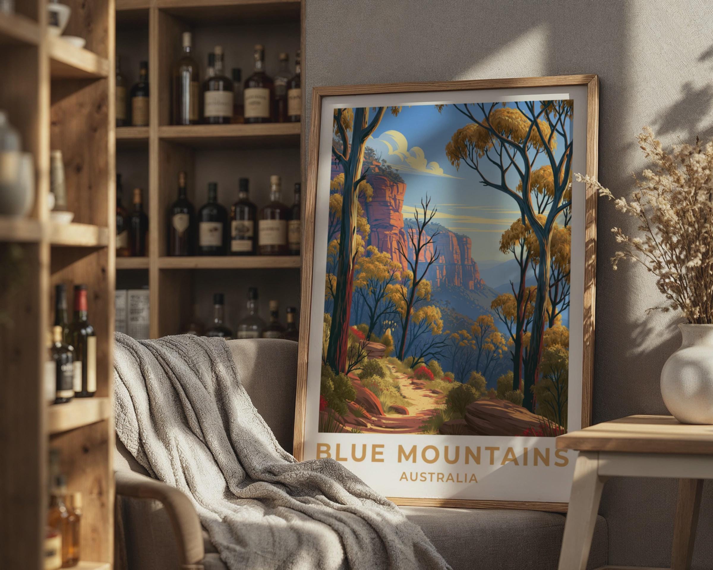 Blue Mountains Poster