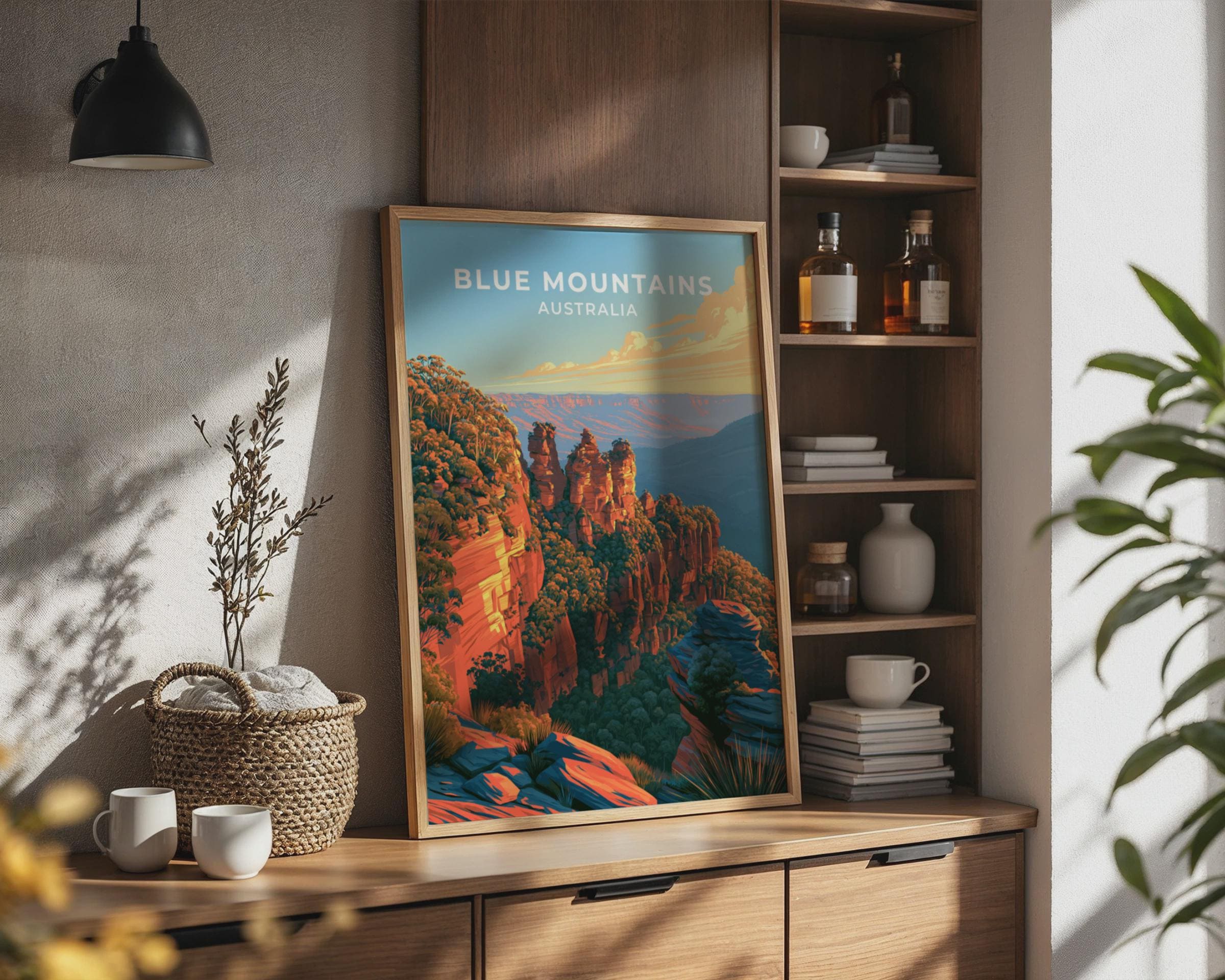 Blue Mountains Poster