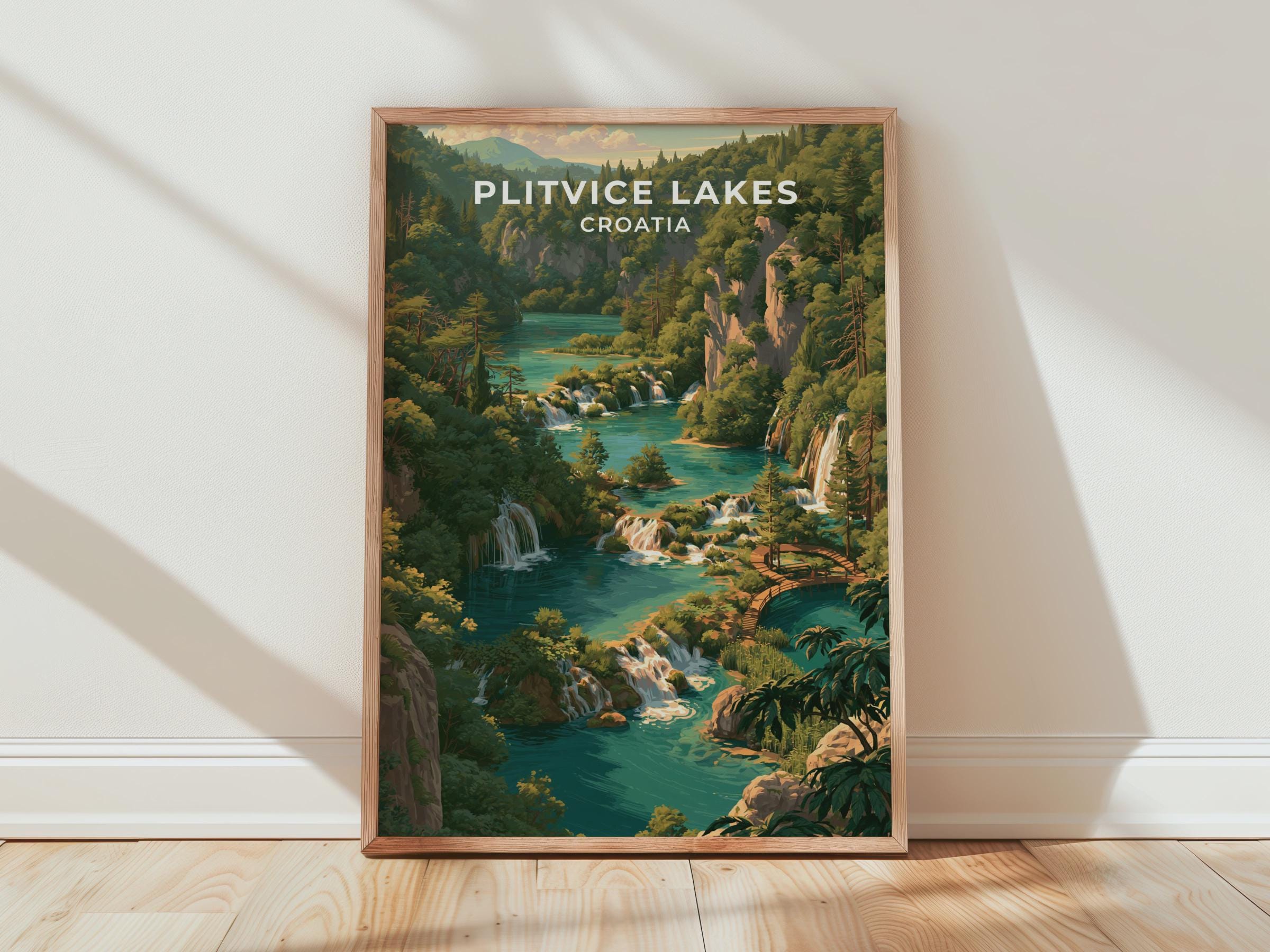 Plitvice Lakes Poster
