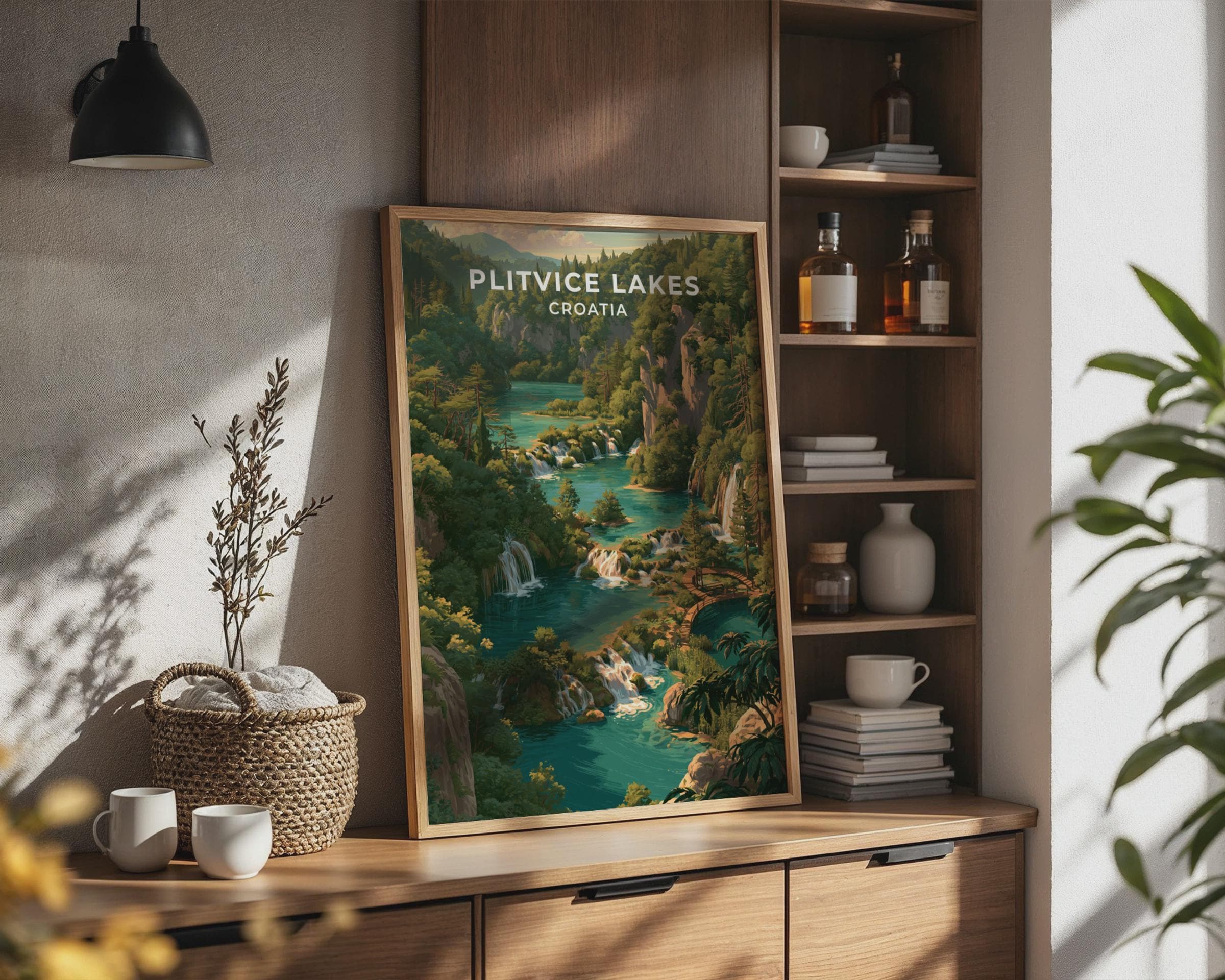 Plitvice Lakes Poster