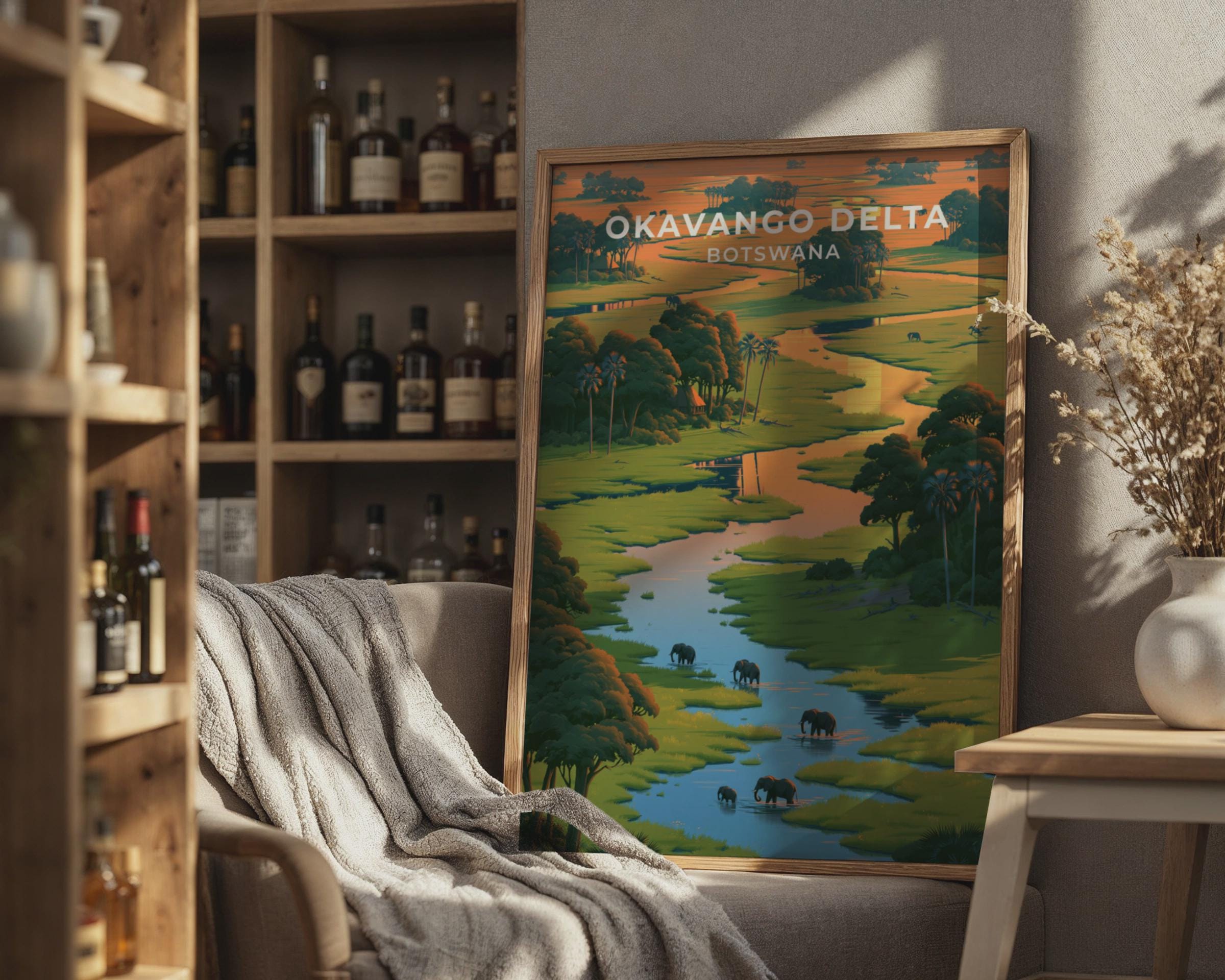 Okavango Delta Poster