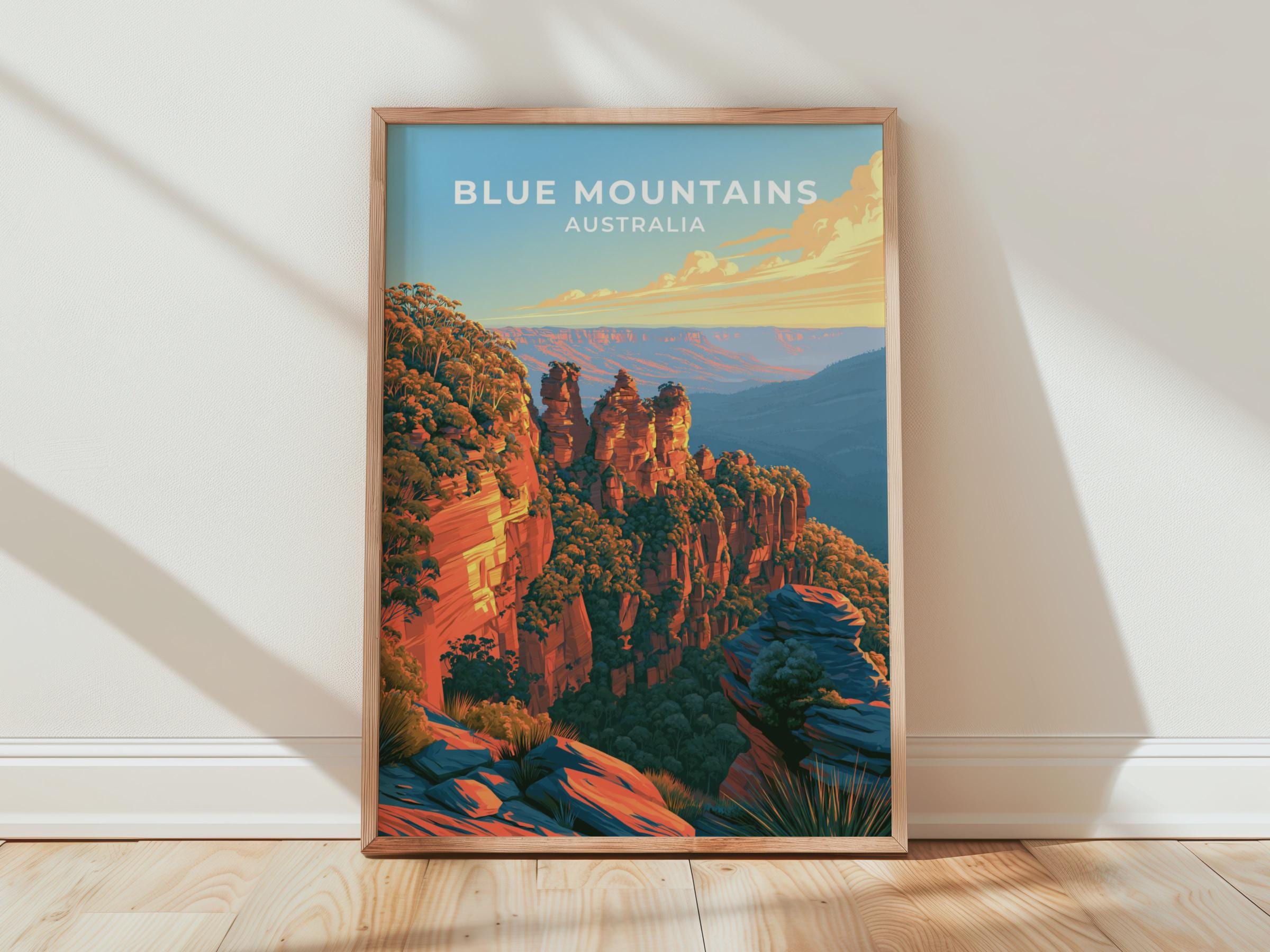 Blue Mountains Poster